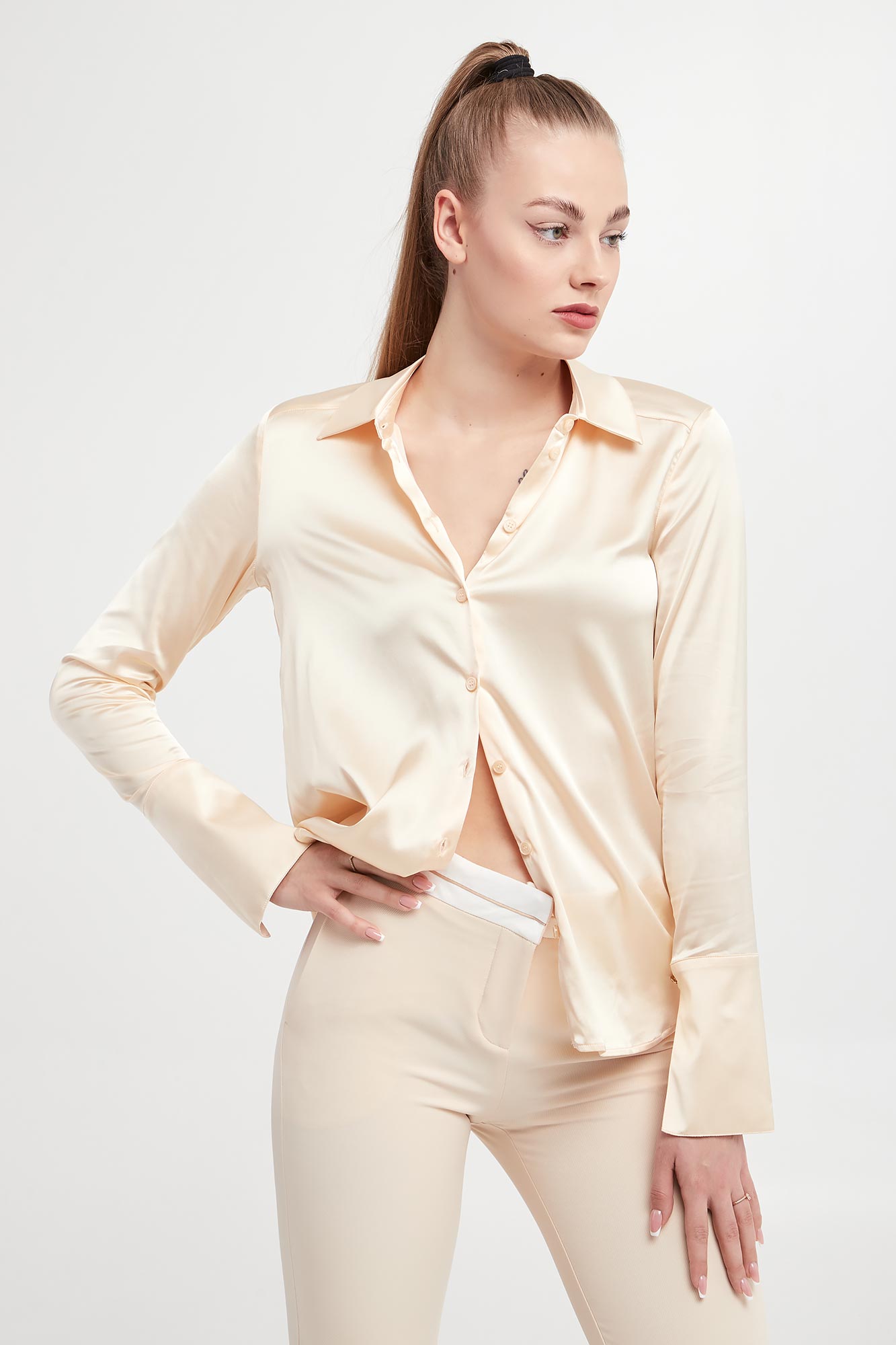 Koszula damska satynowa PATRIZIA PEPE