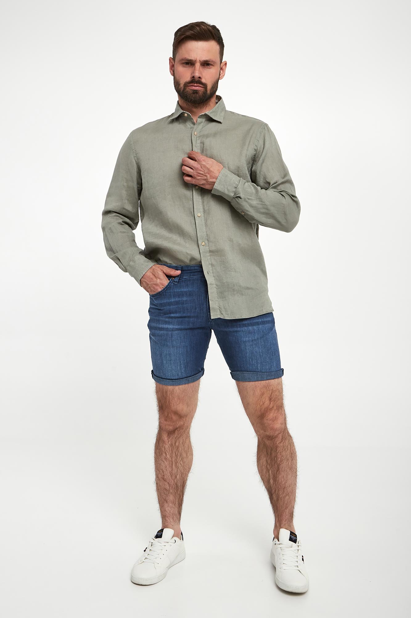 Szorty męskie jeansowe Mabrouk JOOP! JEANS