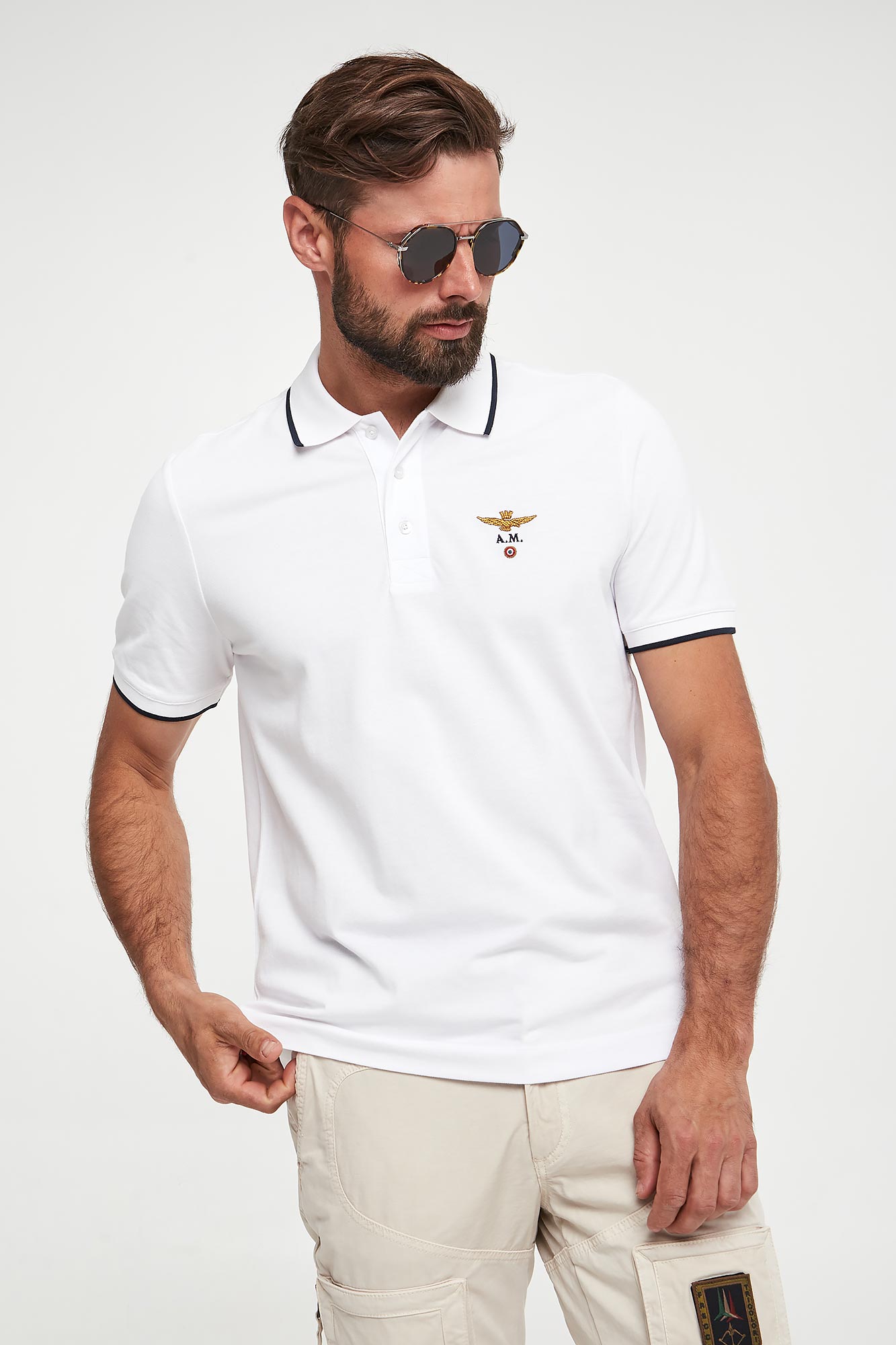 Polo męskie AERONAUTICA MILITARE
