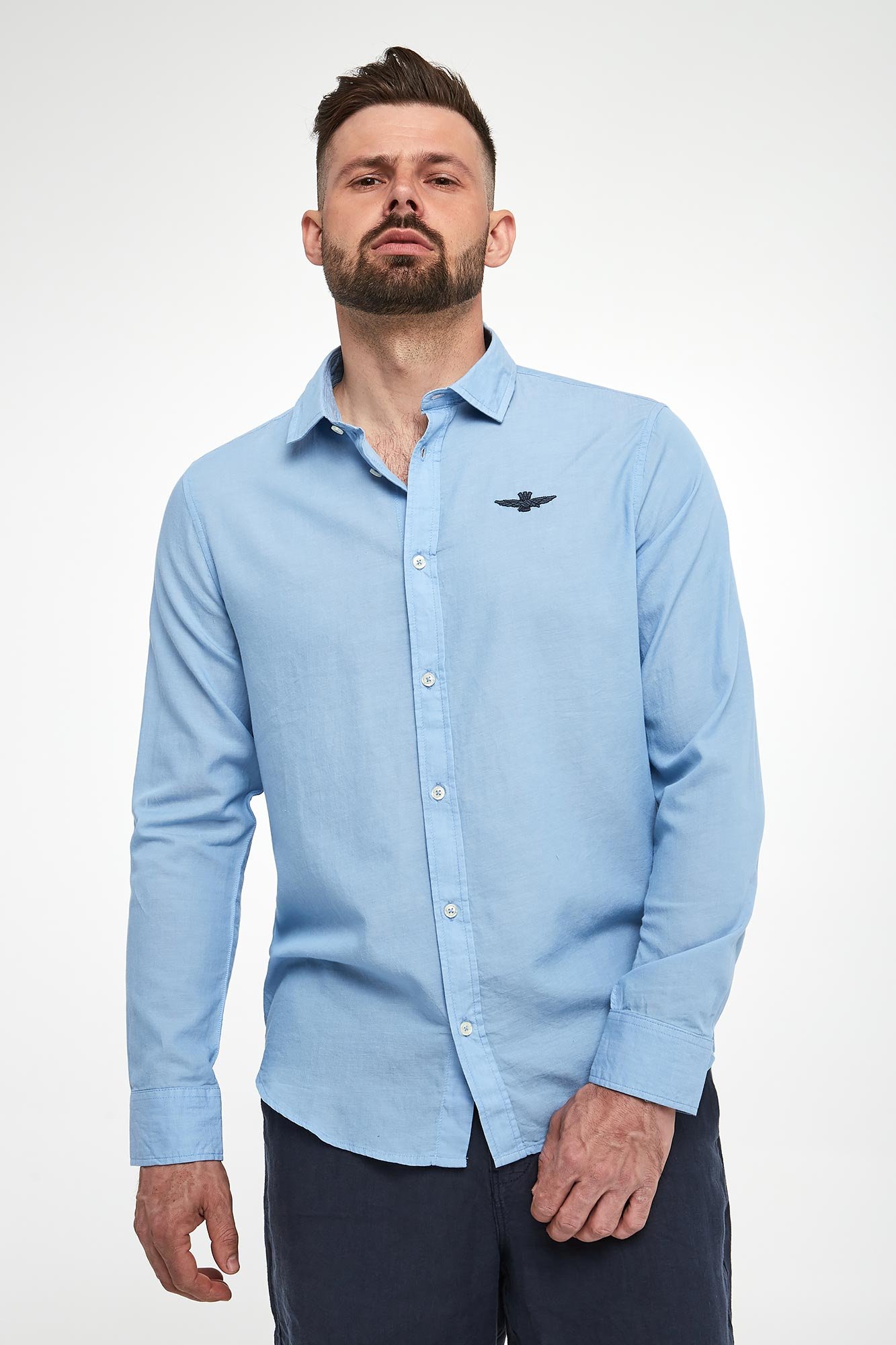 Koszula męska bawełniana AERONAUTICA MILIATRE