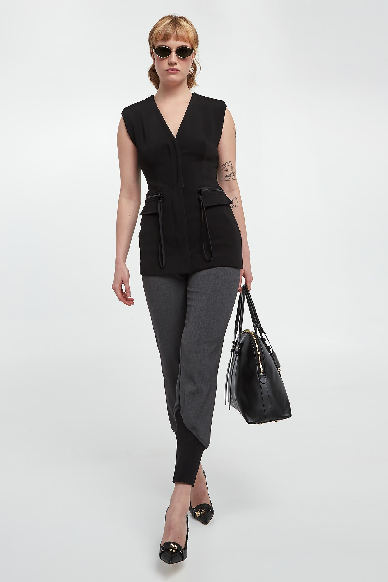 Spodnie damskie wełniane Casta PINKO