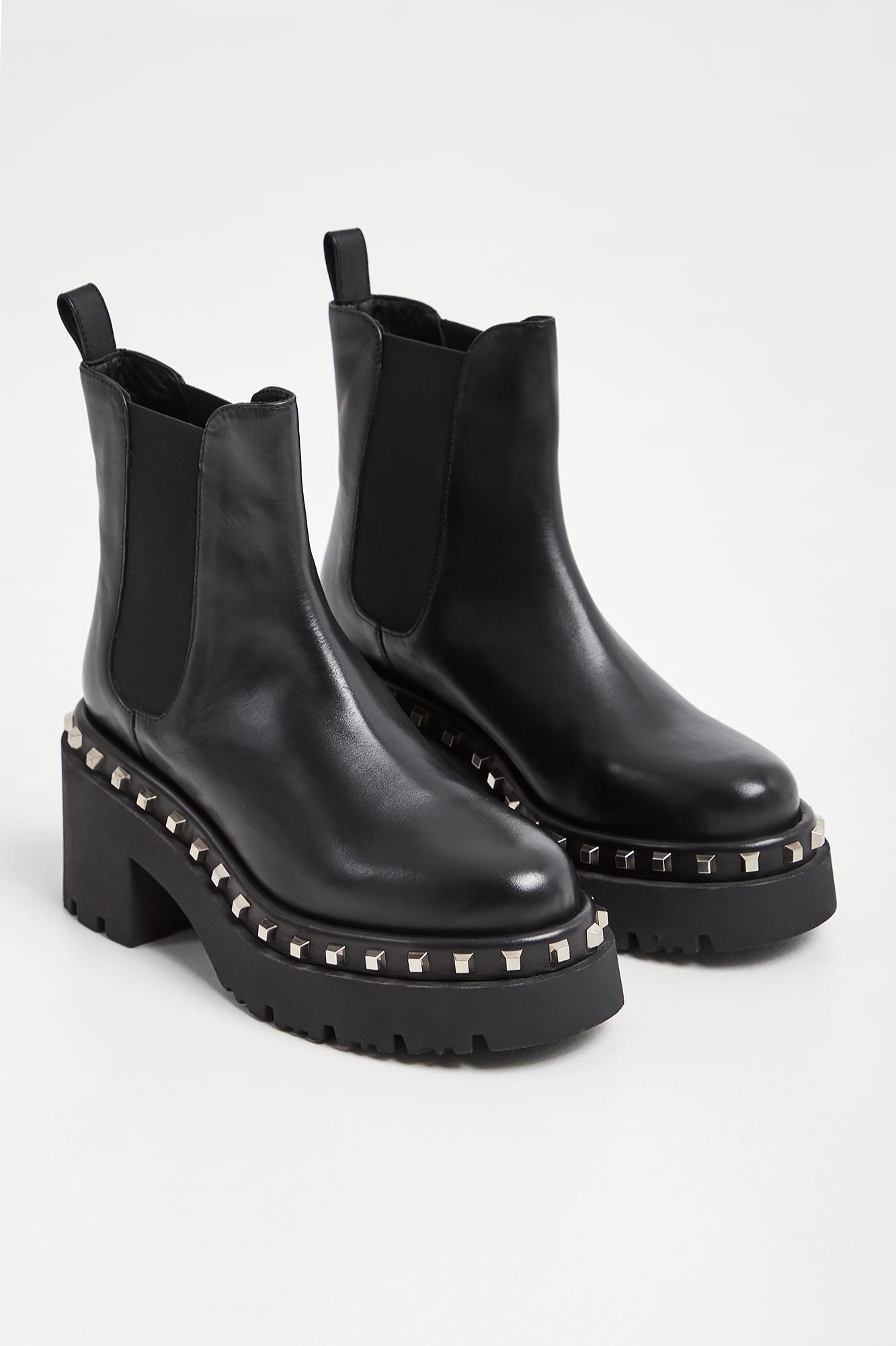 Botki skórzane damskie PATRIZIA PEPE