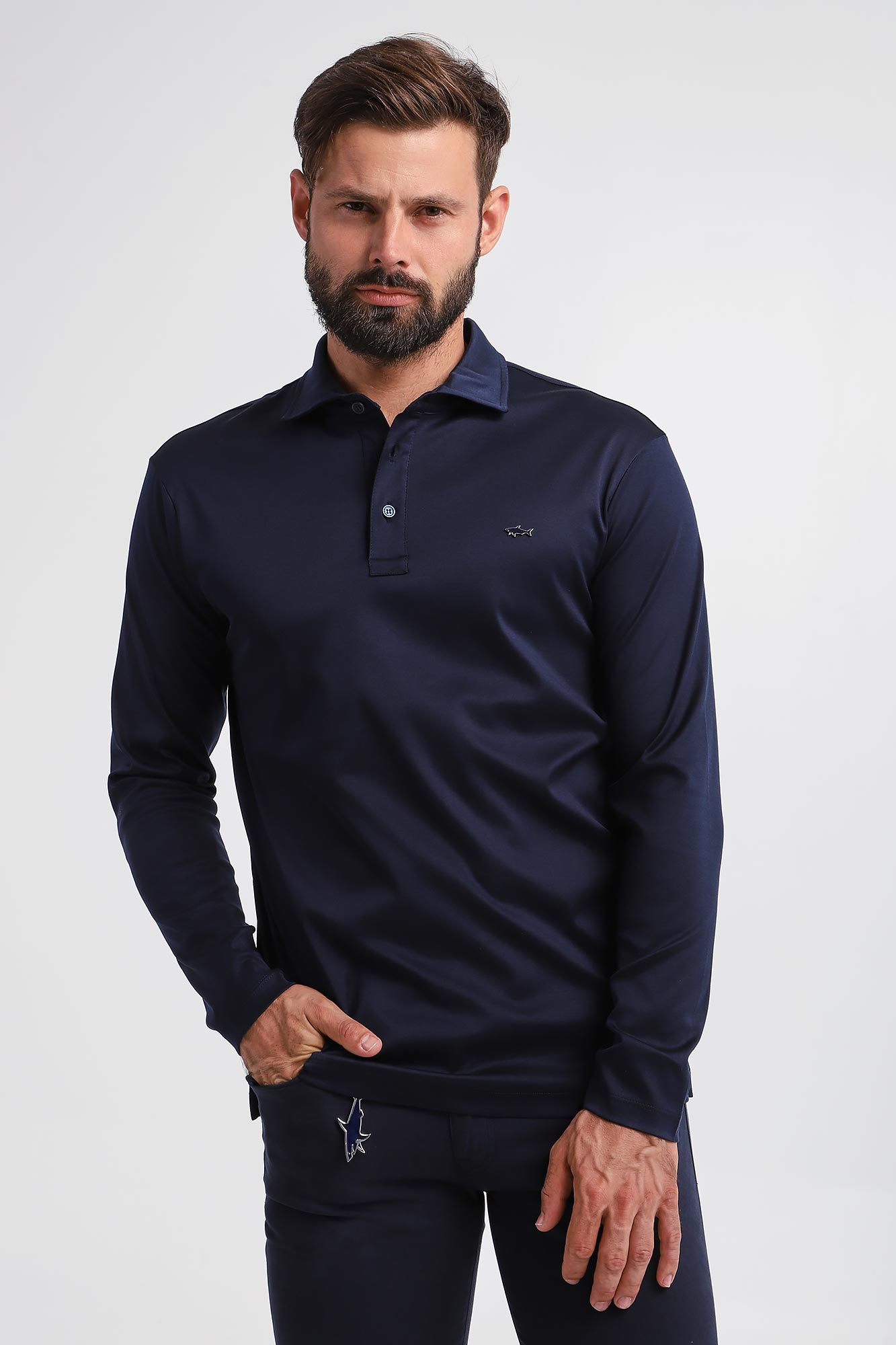 Longsleeve Polo męskie PAUL&SHARK