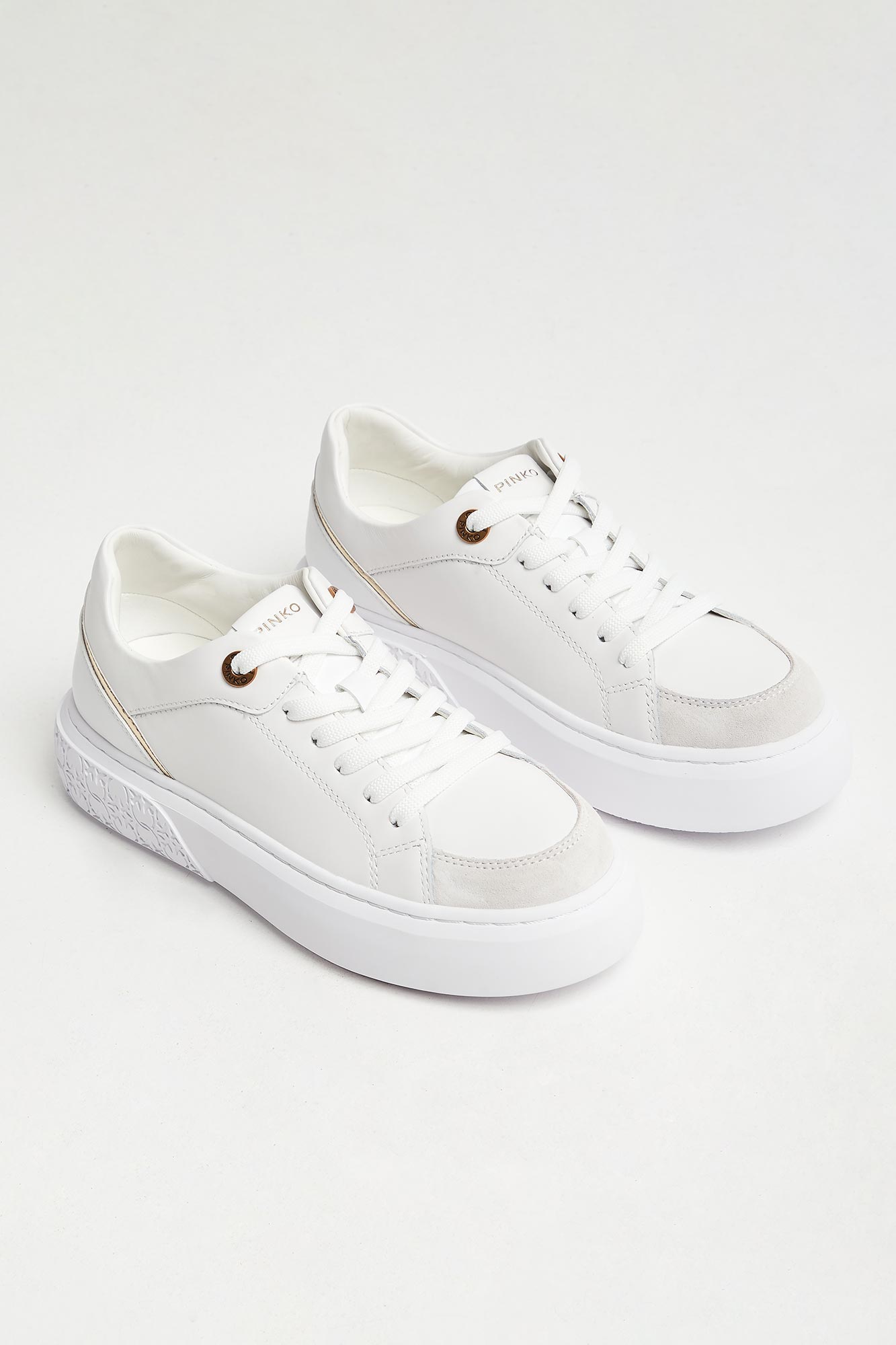 Sneakersy damskie skórzane PINKO