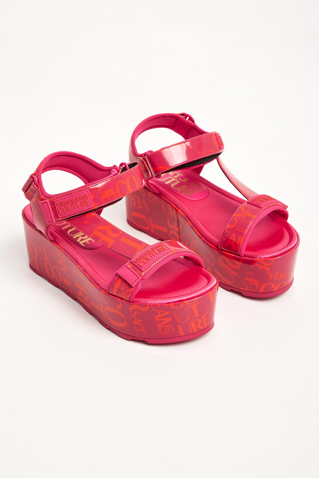 Sandały damskie na platformie VERSACE JEANS COUTURE