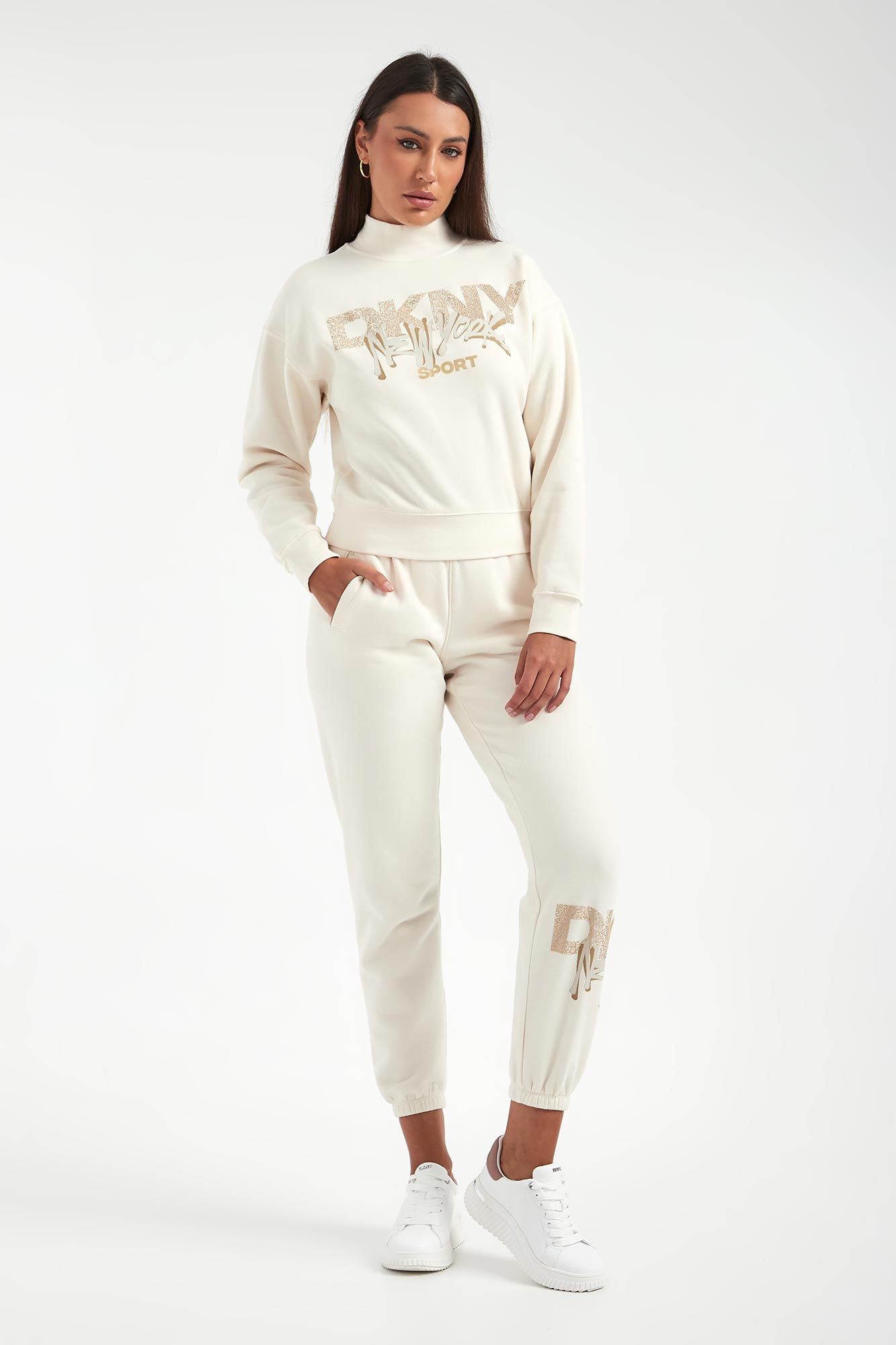 Spodnie dresowe damskie DKNY