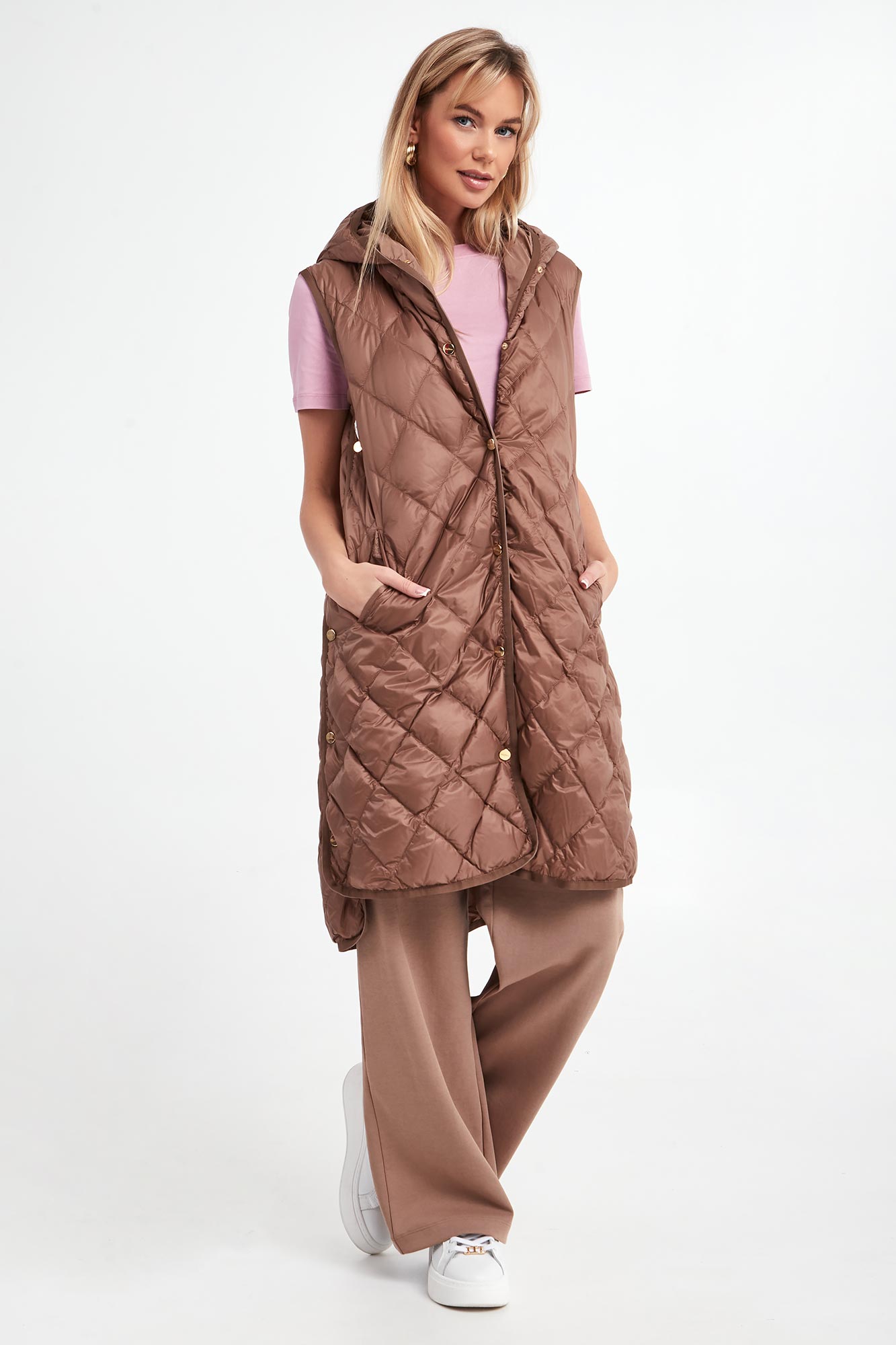 Kamizelka damska pikowana Gisoft MAX MARA THE CUBE