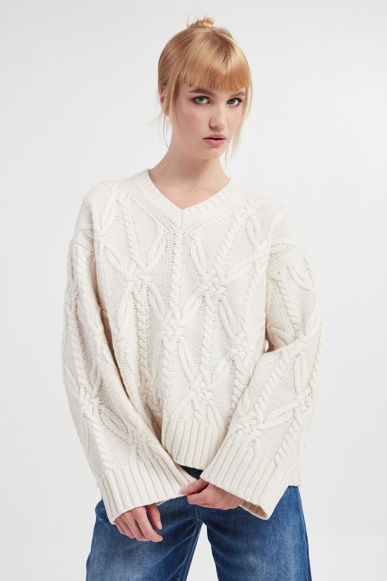 Sweter damski wełniany SAMSØE SAMSØE