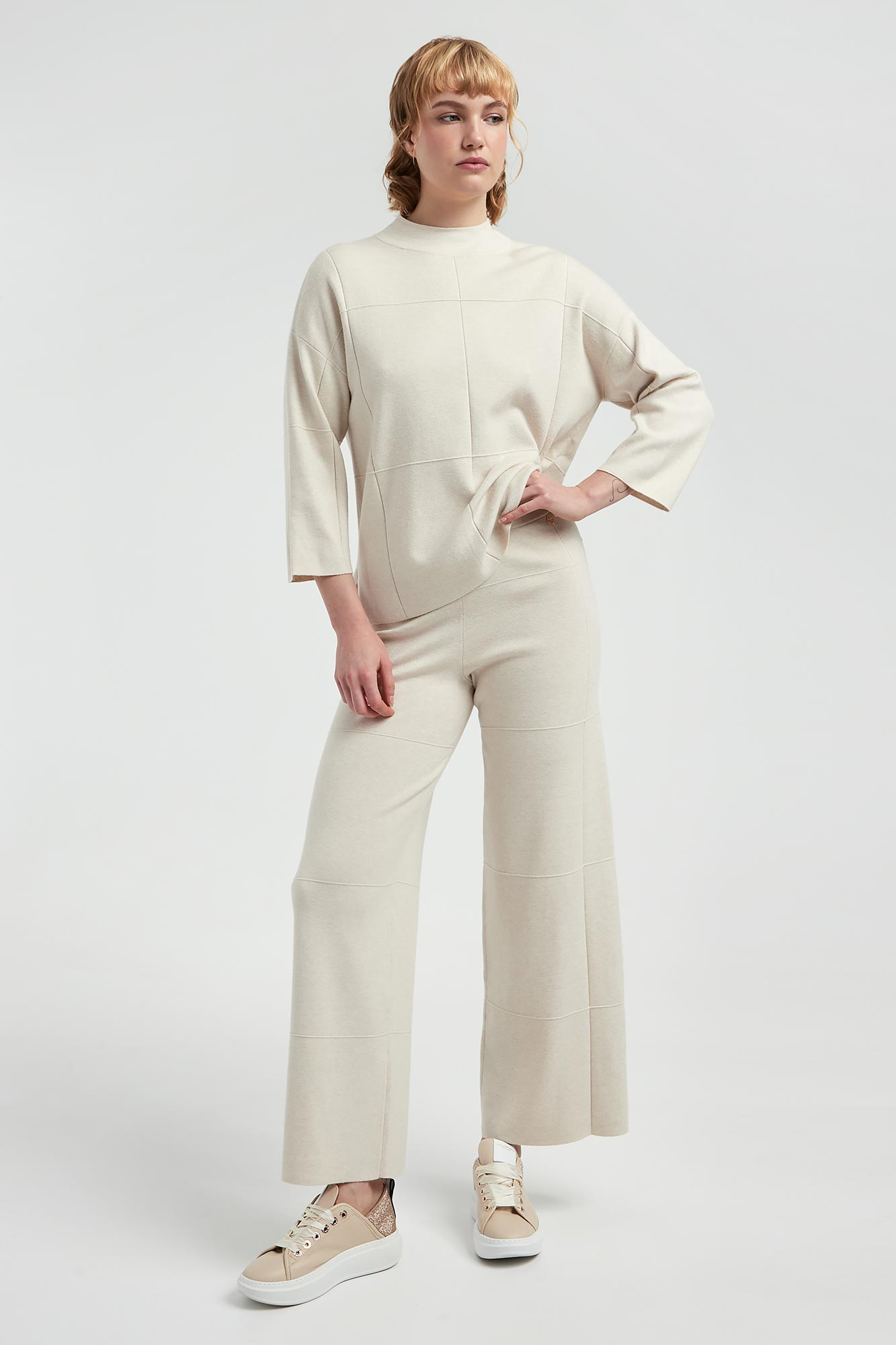 Spodnie damskie dzianinowe JOSEPH RIBKOFF