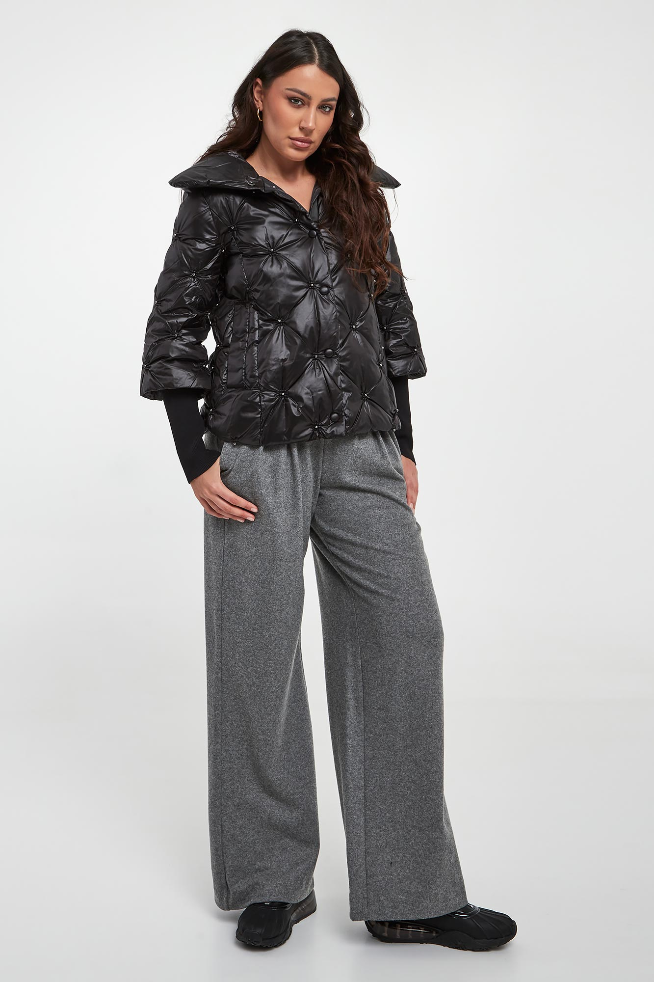 Spodnie damskie dzianinowe Ramona PINKO