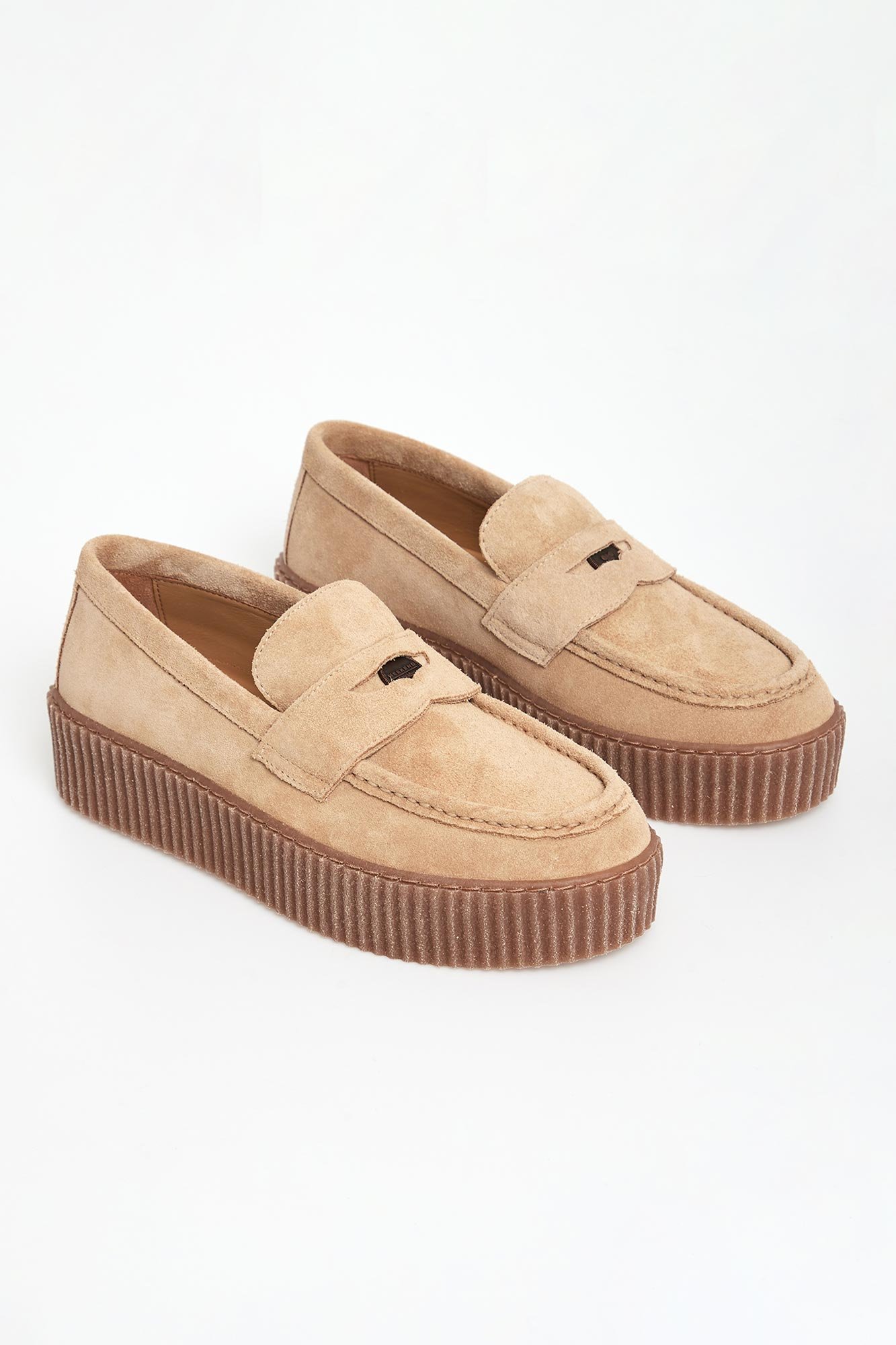 Loafersy damskie skórzane Kapokloafer WEEKEND MAX MARA