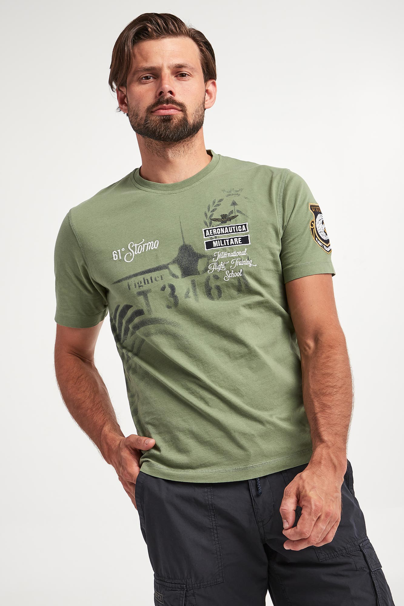 T-shirt męski AERONAUTICA MILITARE