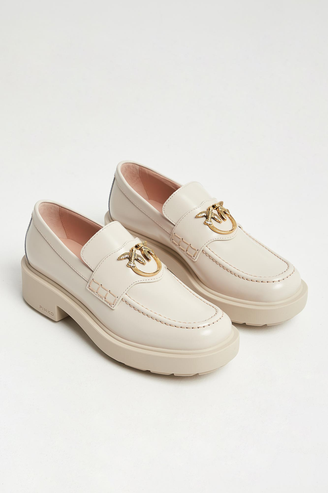 Mokasyny damskie skórzane PINKO