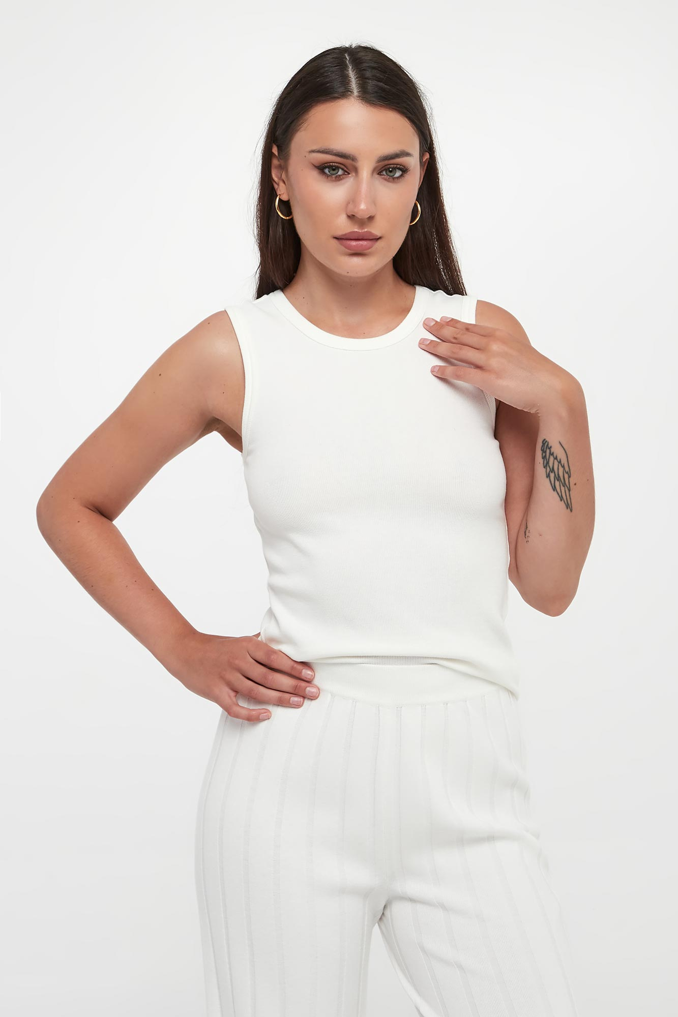 Top damski prążkowany Tondo MM