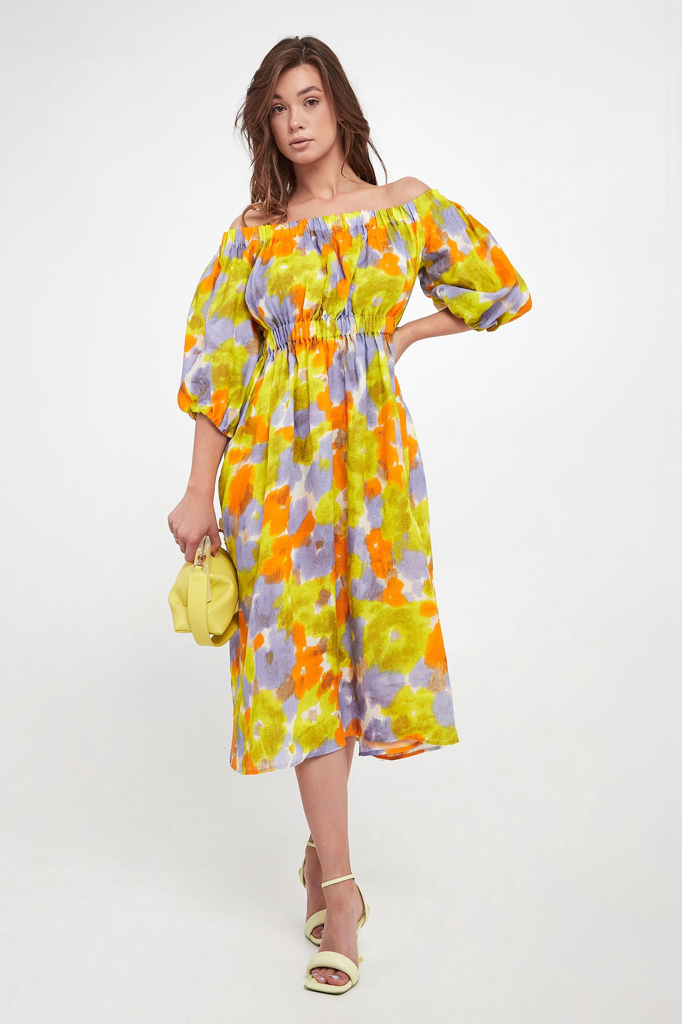 Sukienka lniana Samara MARELLA