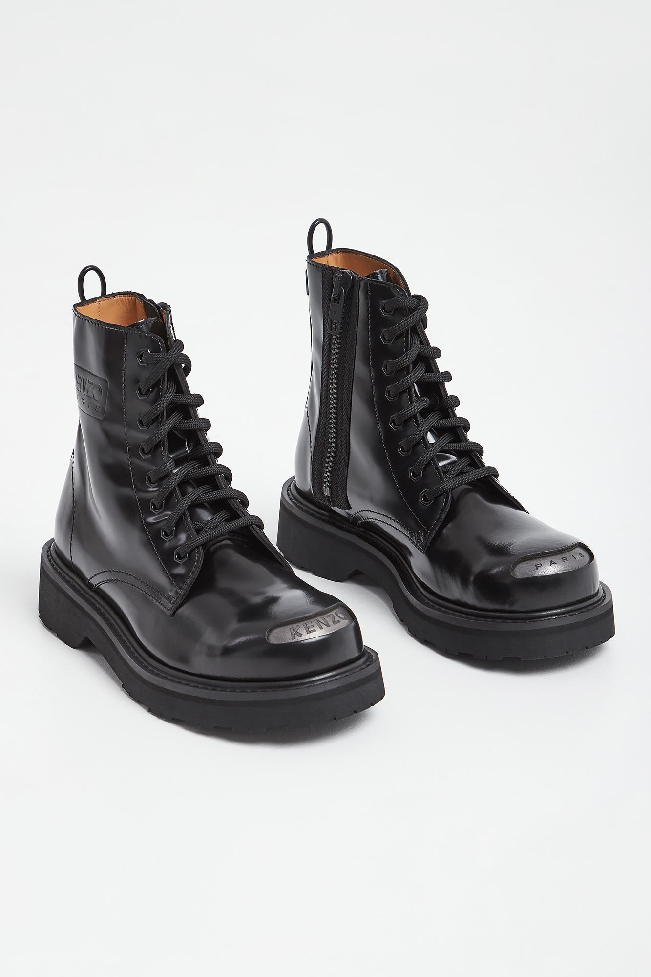 Trapery damskie skórzane KENZO