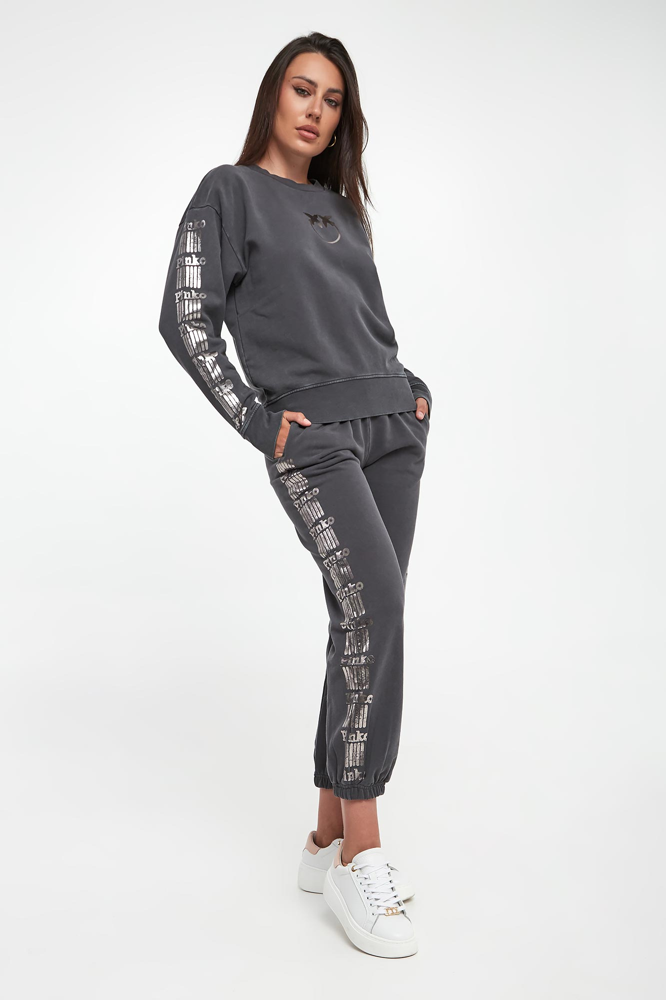 Spodnie damskie joggery Plumcake PINKO