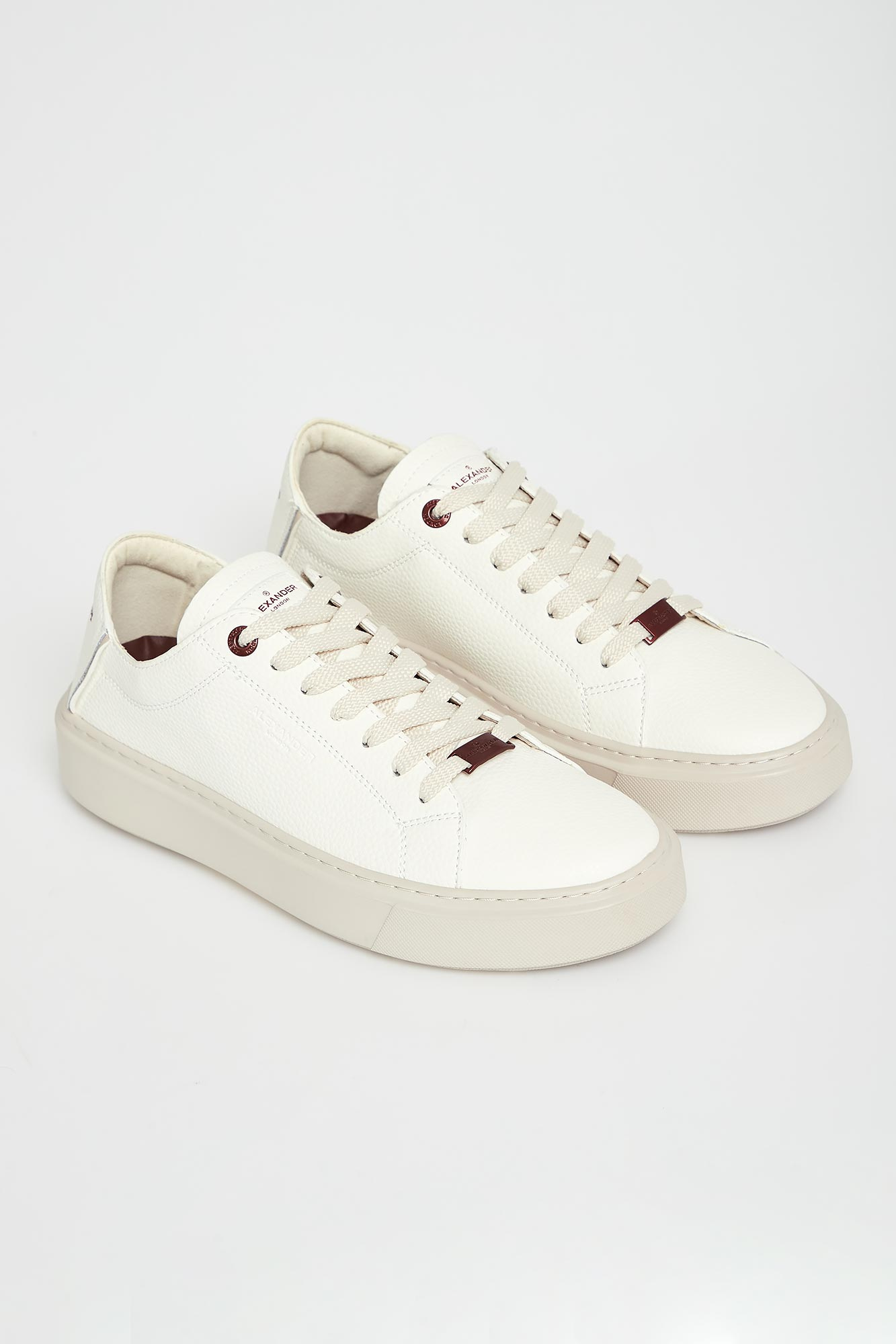 Sneakersy męskie skórzane London ALEXANDER SMITH