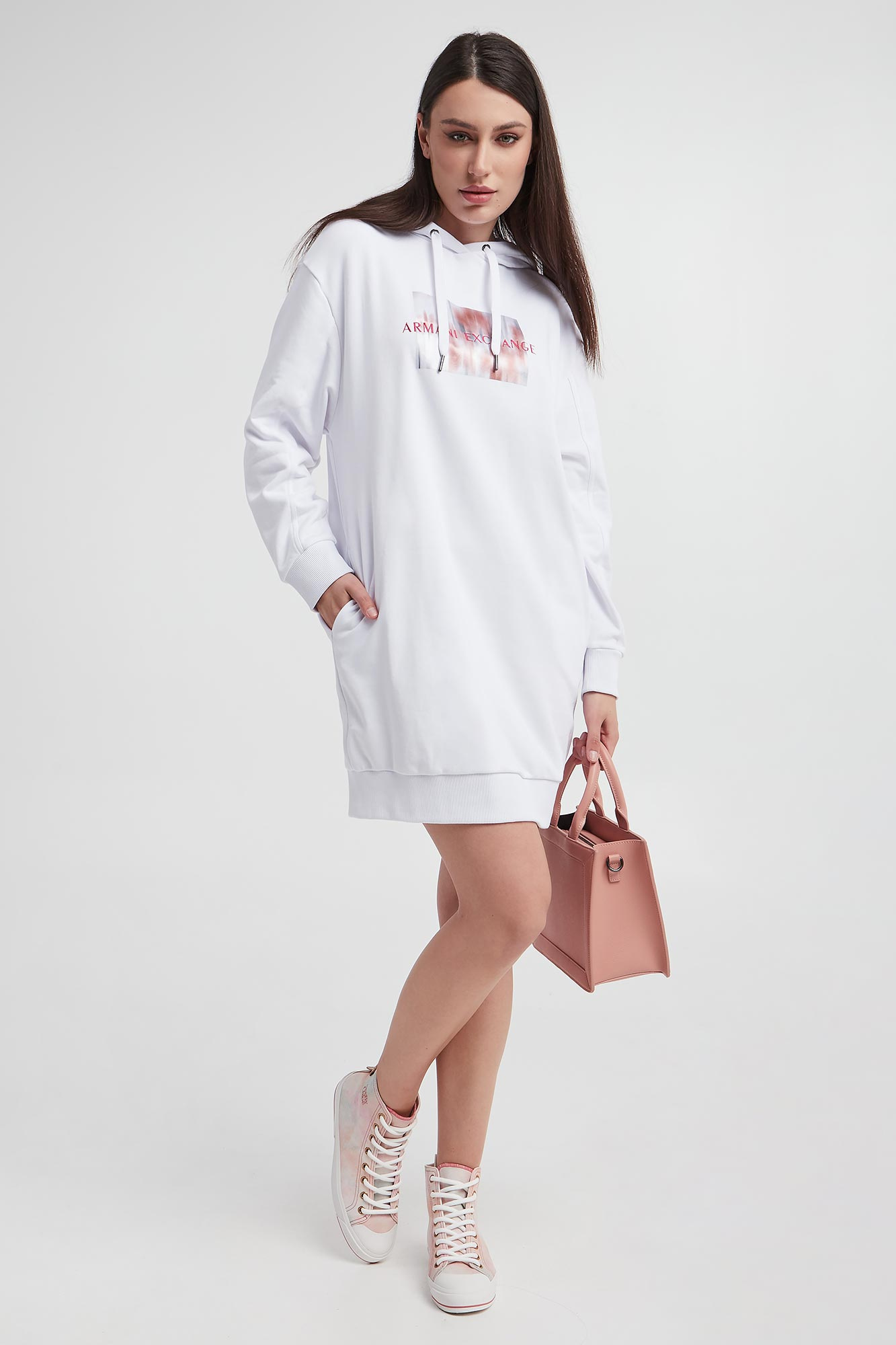 Sukienka dresowa ARMANI EXCHANGE