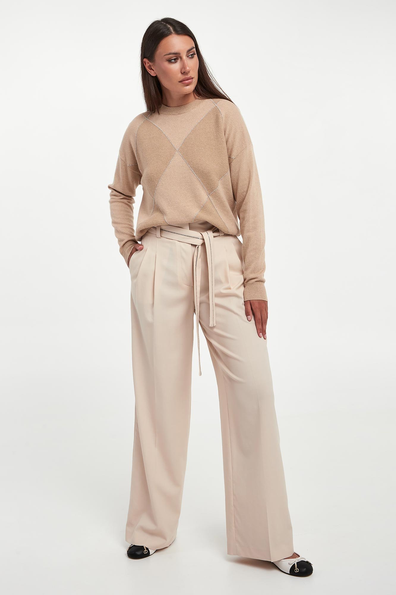 Spodnie damskie wełniane PESERICO