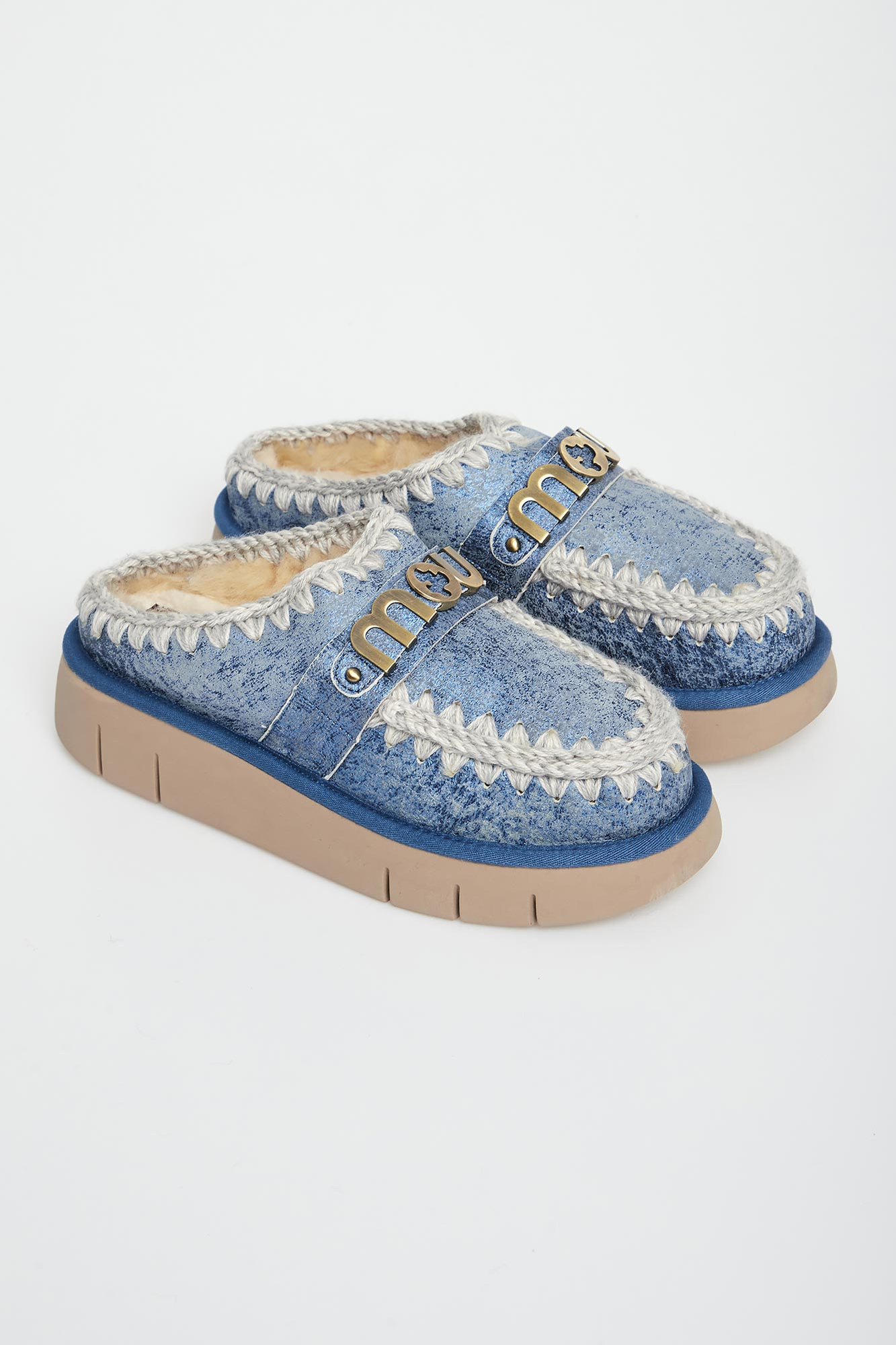 Klapki damskie skórzane mule MOU