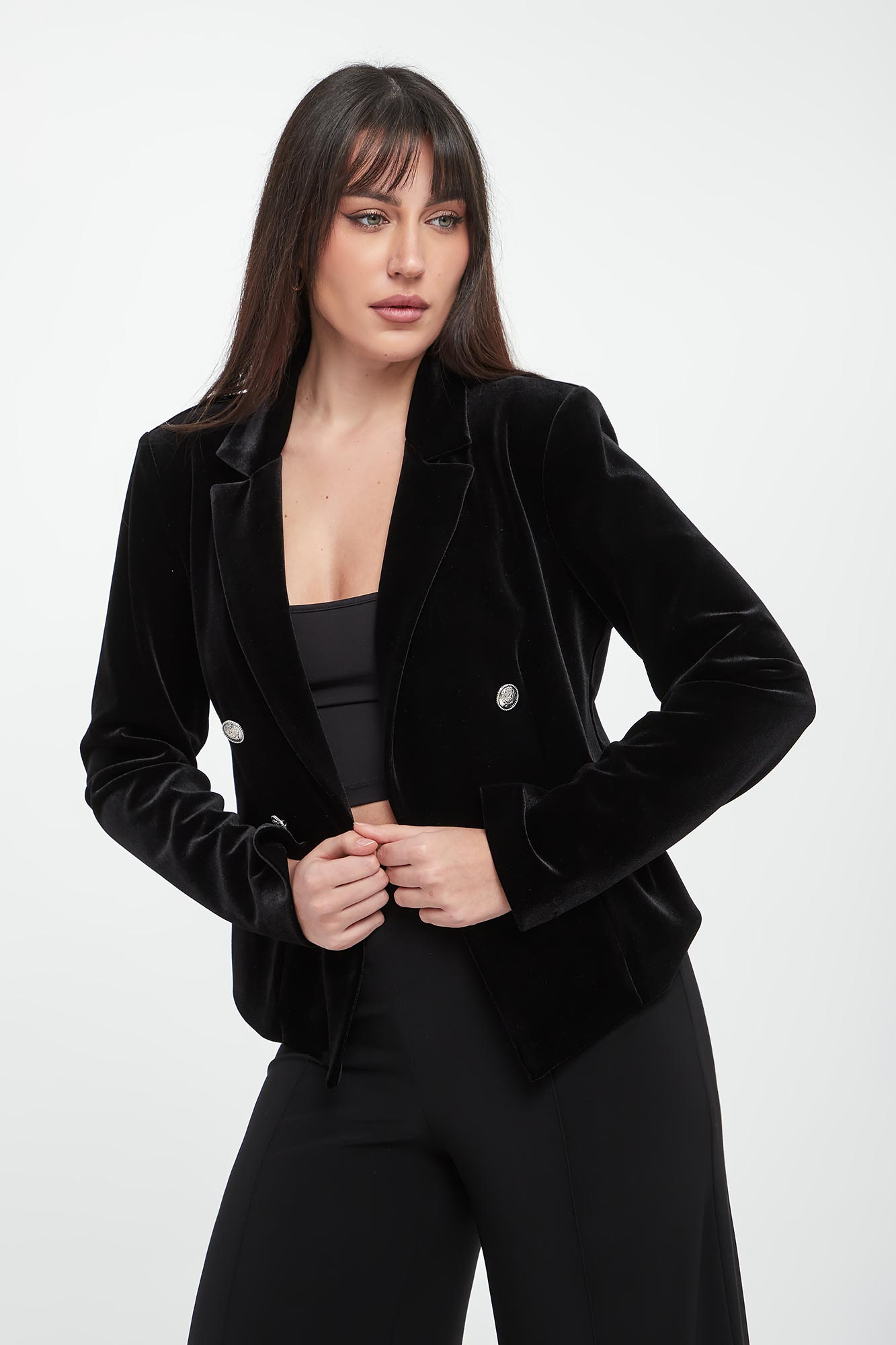 Żakiet damski welurowy JOSEPH RIBKOFF