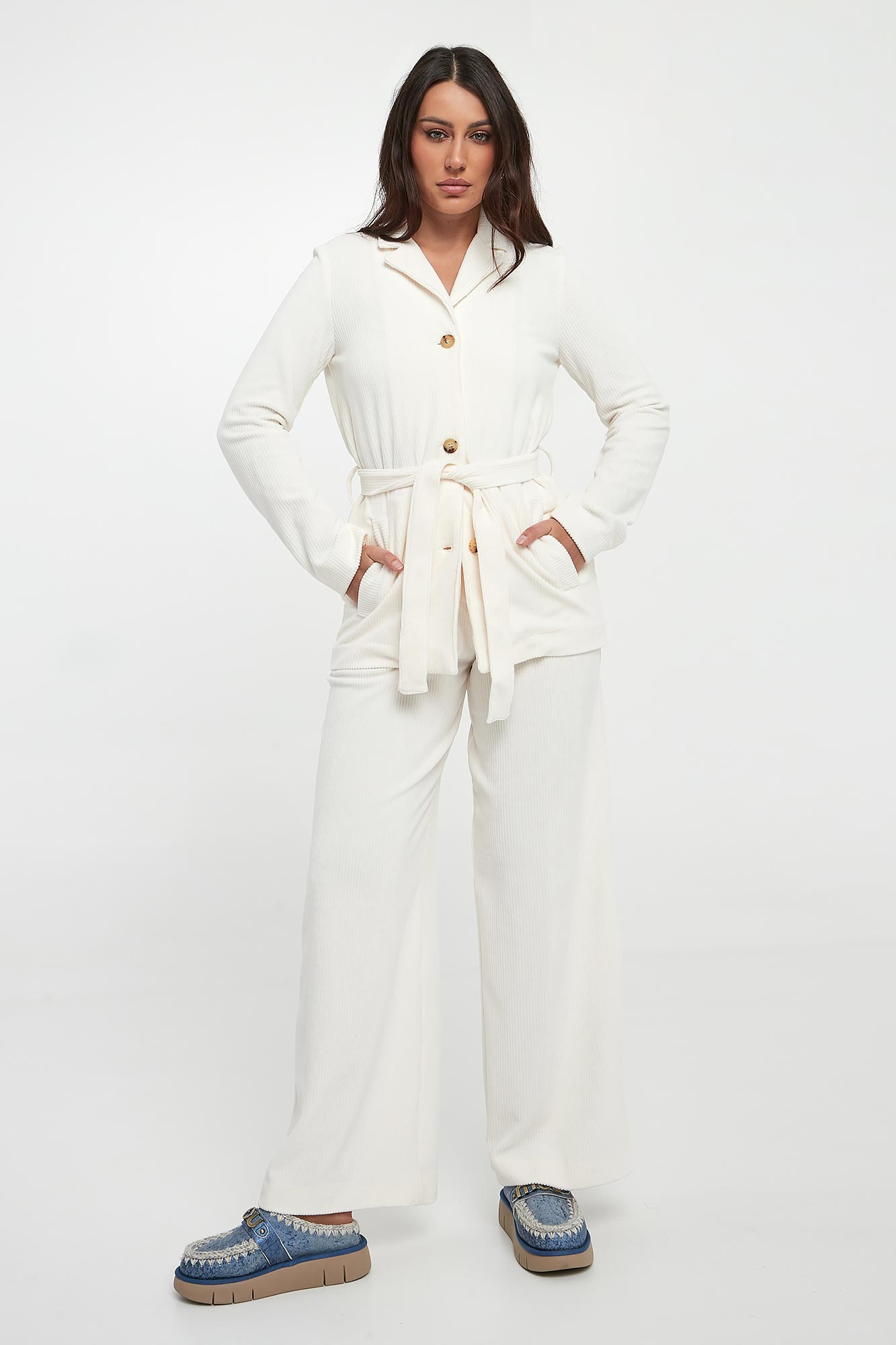 Spodnie damskie sztruksowe Henry MM