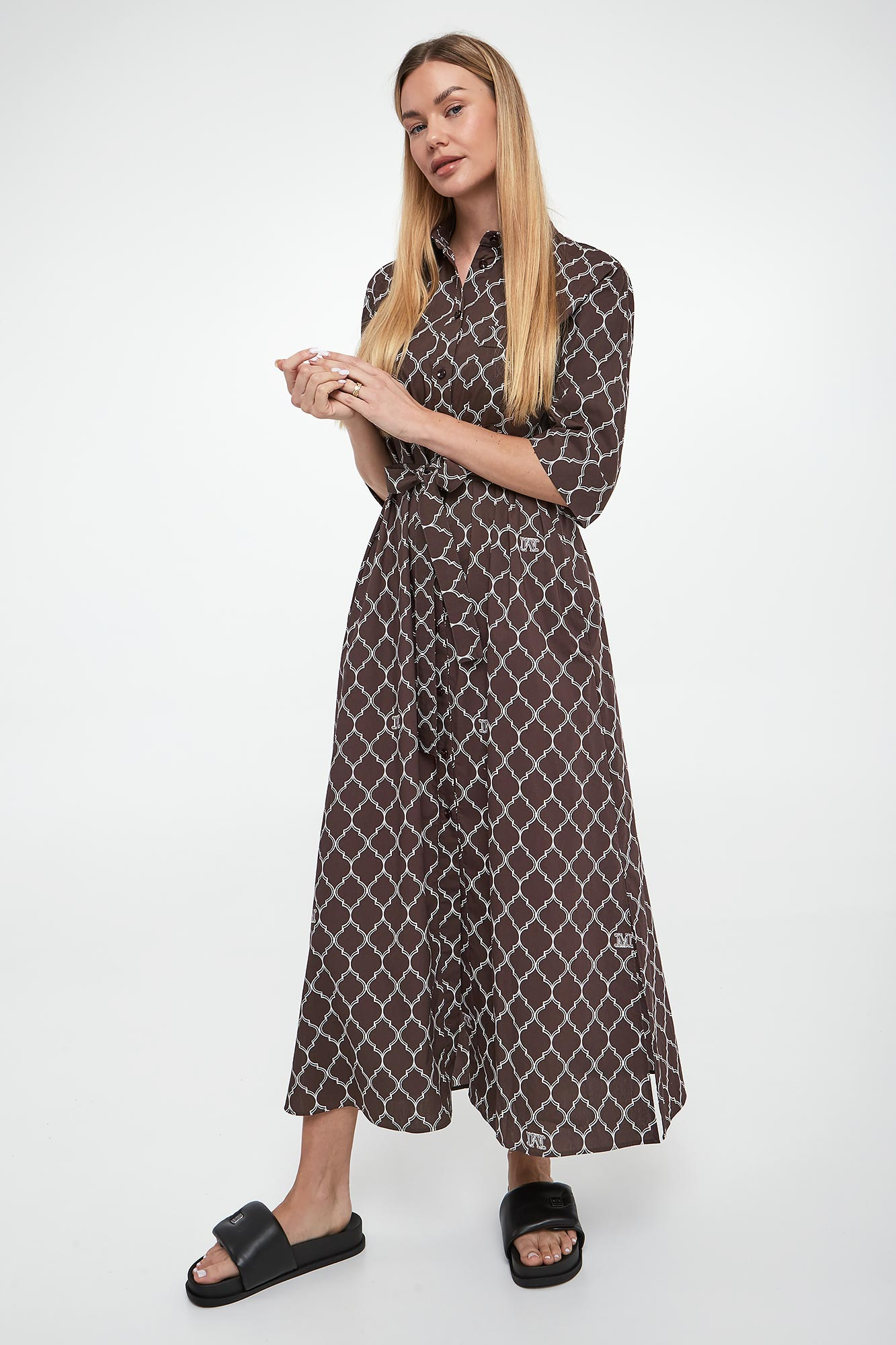 Sukienka midi Daniel MAX MARA BEACHWEAR