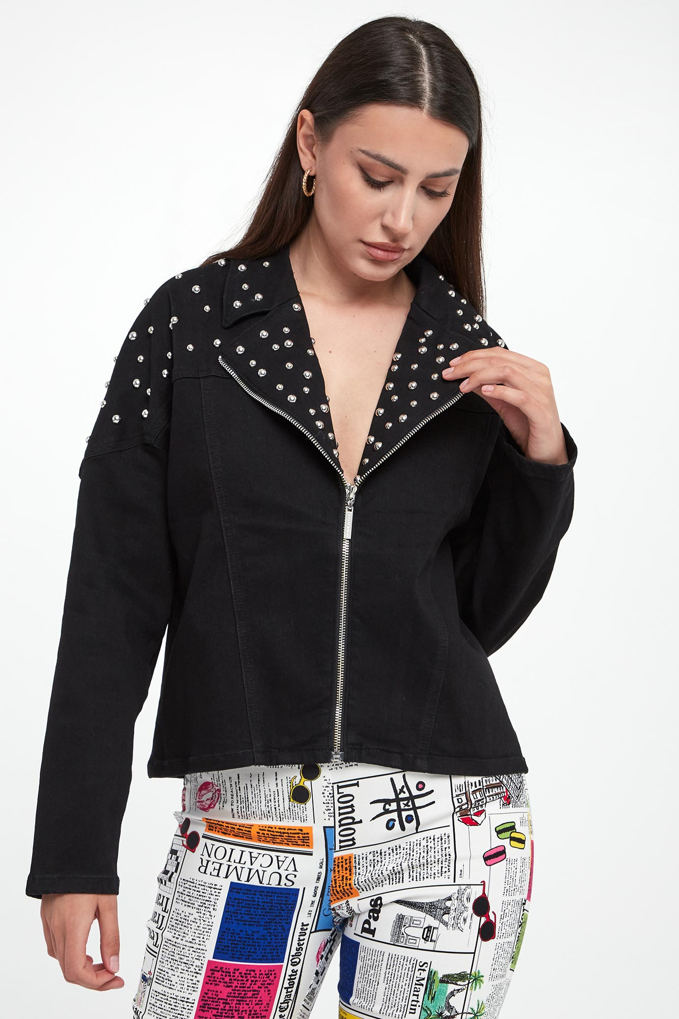 Katana damska z dżetami JOSEPH RIBKOFF