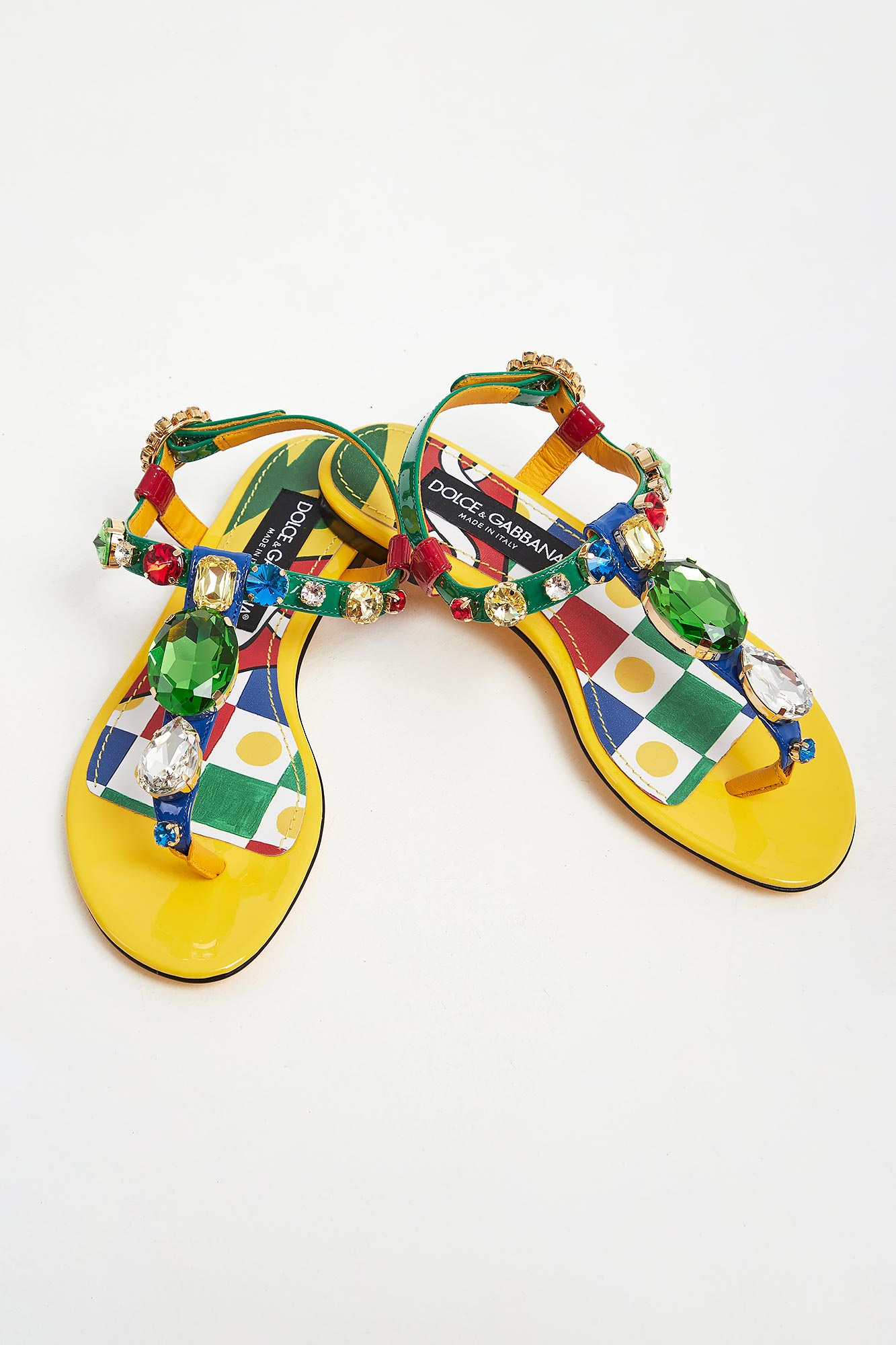 Sandały damskie skórzana DOLCE & GABBANA