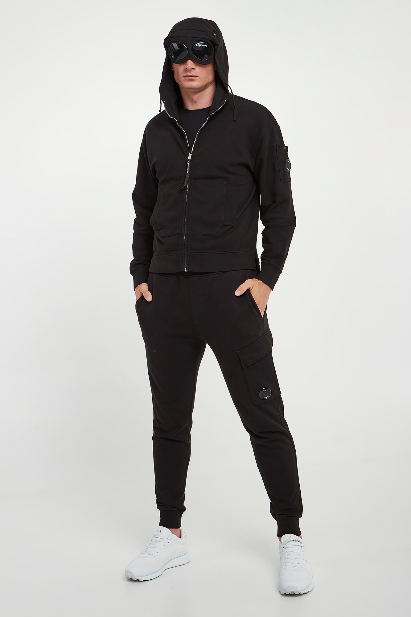 Spodnie dresowe męskie cargo C.P. COMPANY