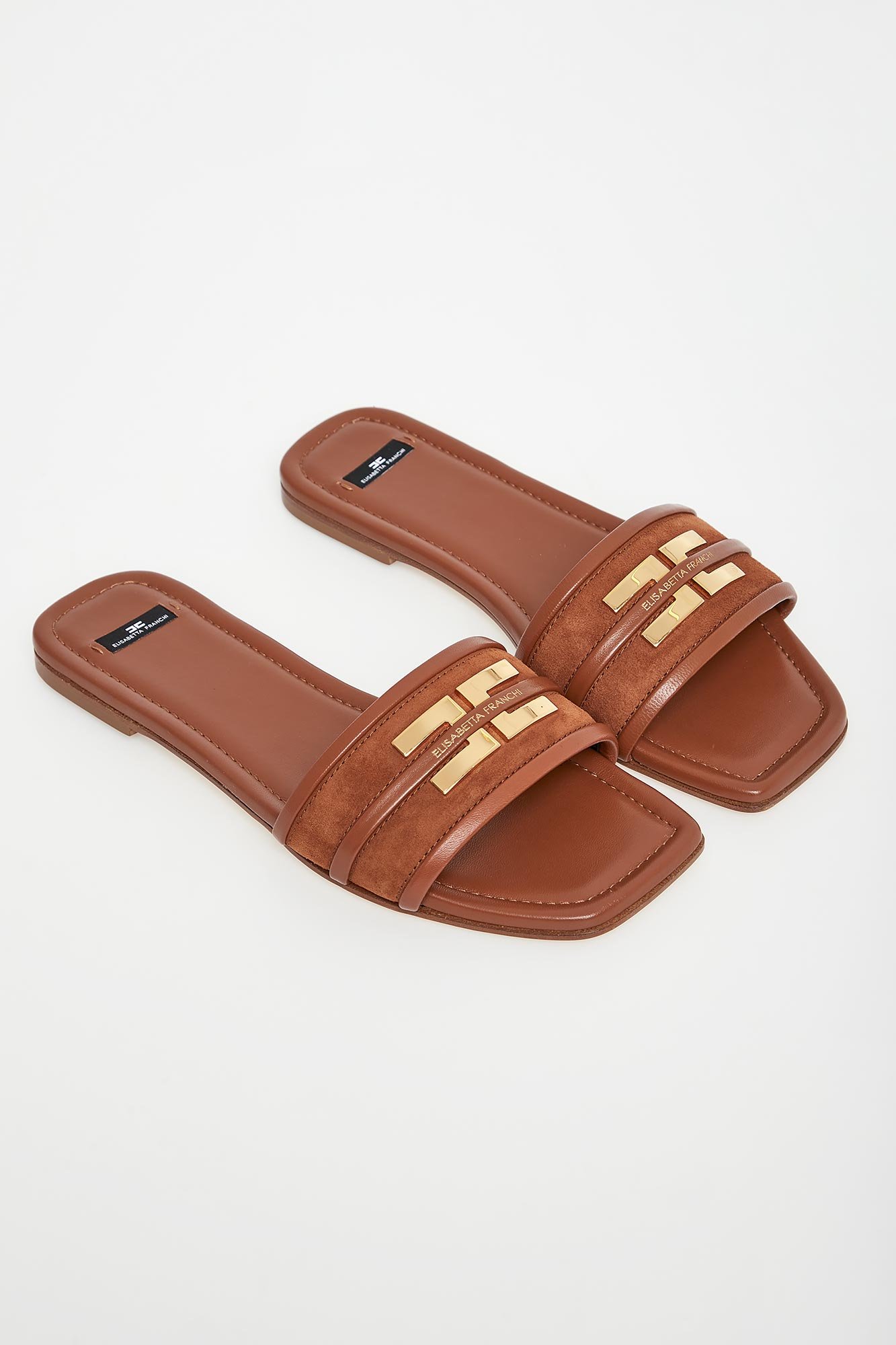 Klapki damskie skórzane ELISABETTA FRANCHI