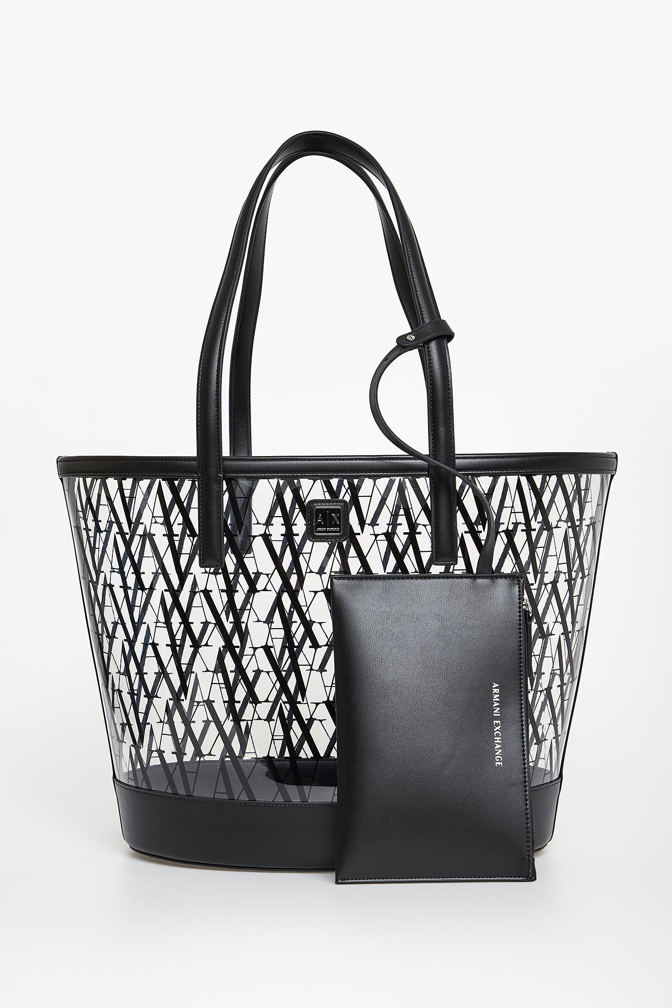 Torebka damska transparentny shopper ARMANI EXCHANGE