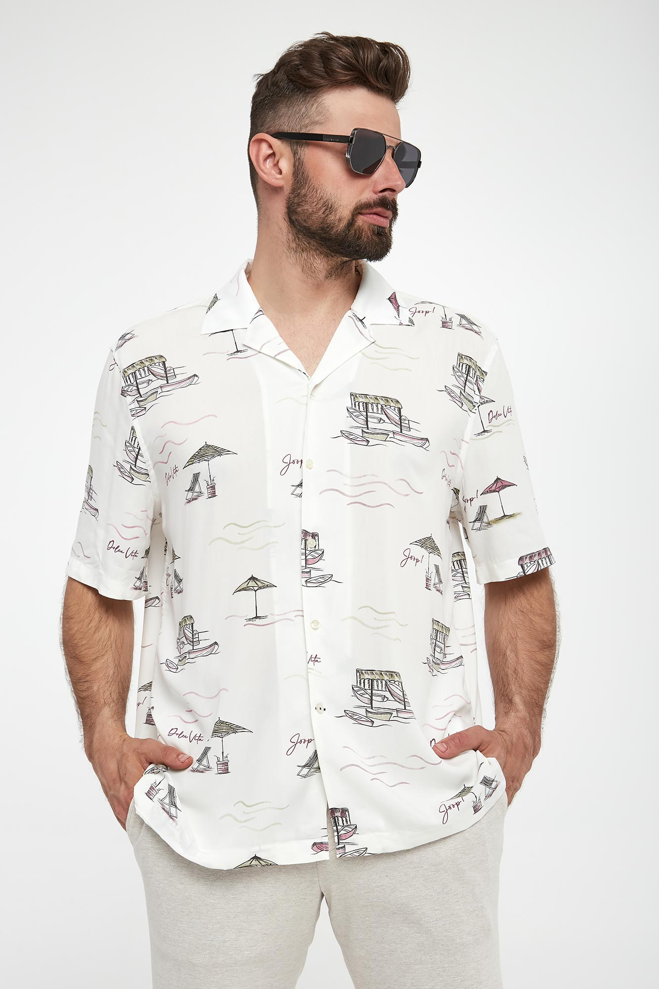 Koszula męska z krótkim rękawem Kawai JOOP!