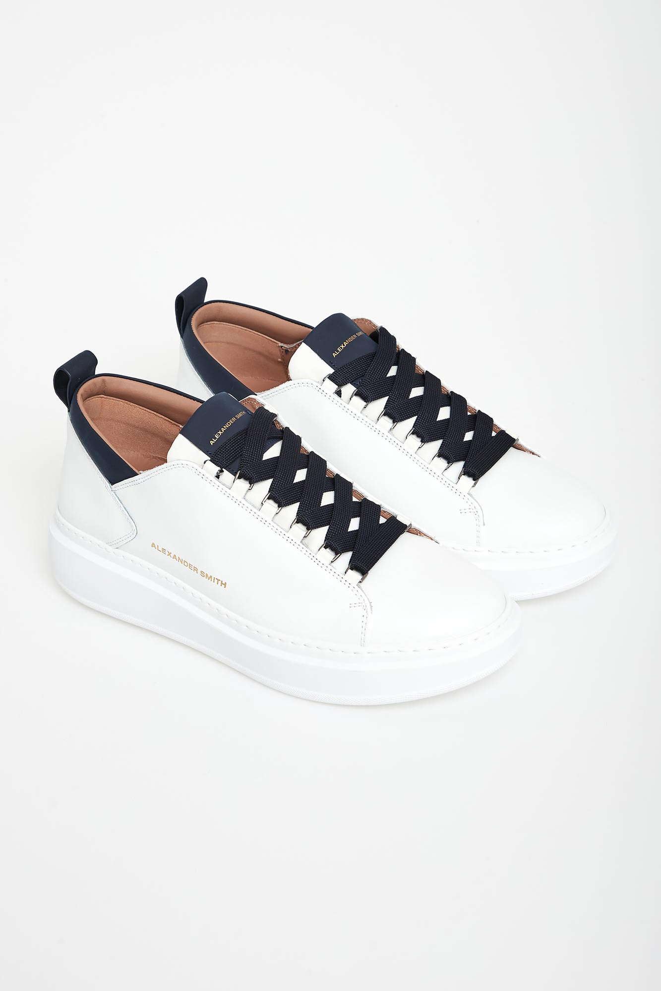 Sneakersy męskie skórzane ALEXANDER SMITH