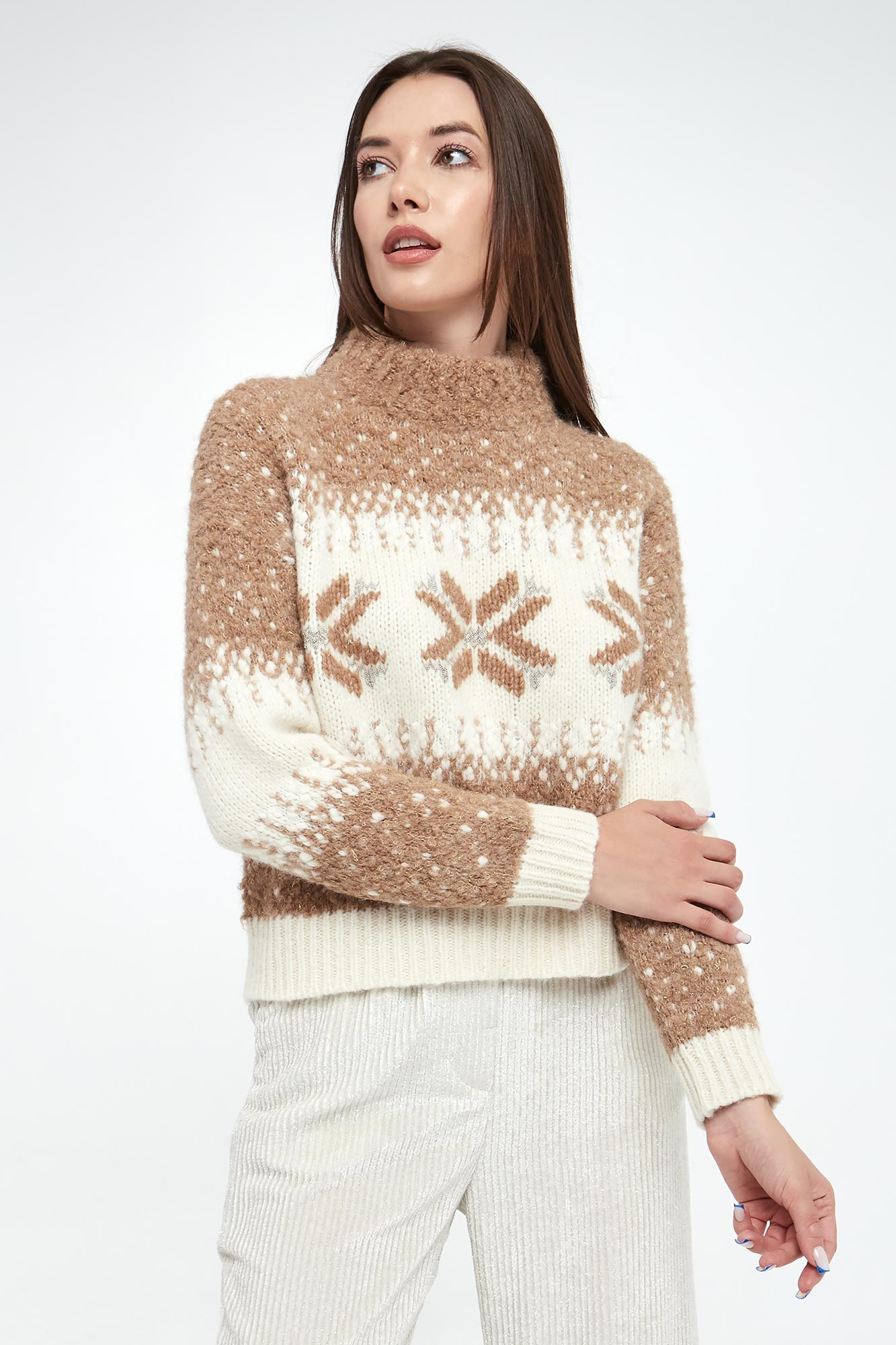 Sweter damski z alpaki PESERICO