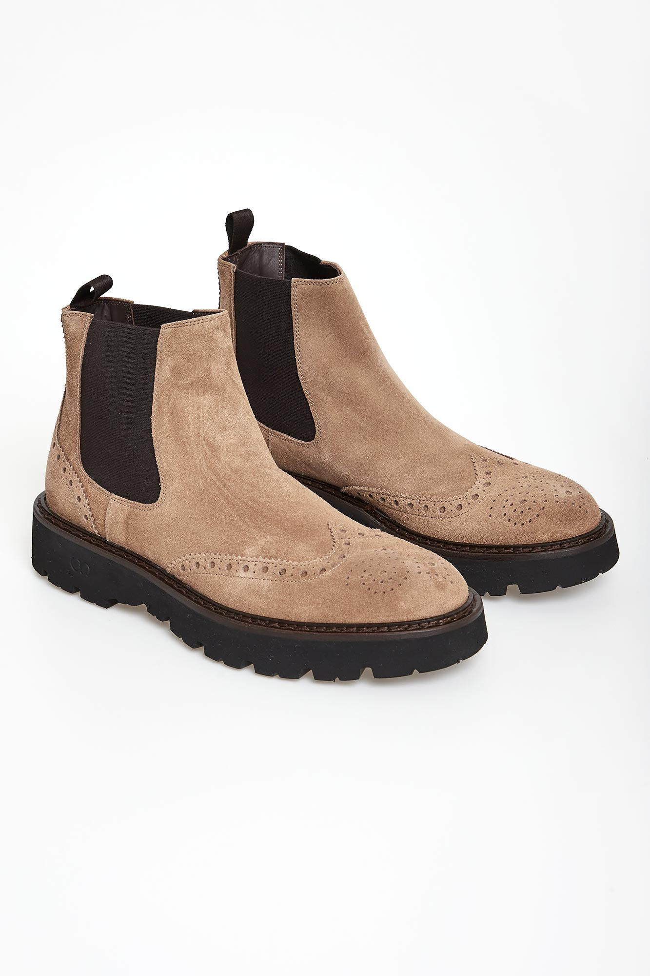 Półbuty męskie zamszowe CESARE CASADEI