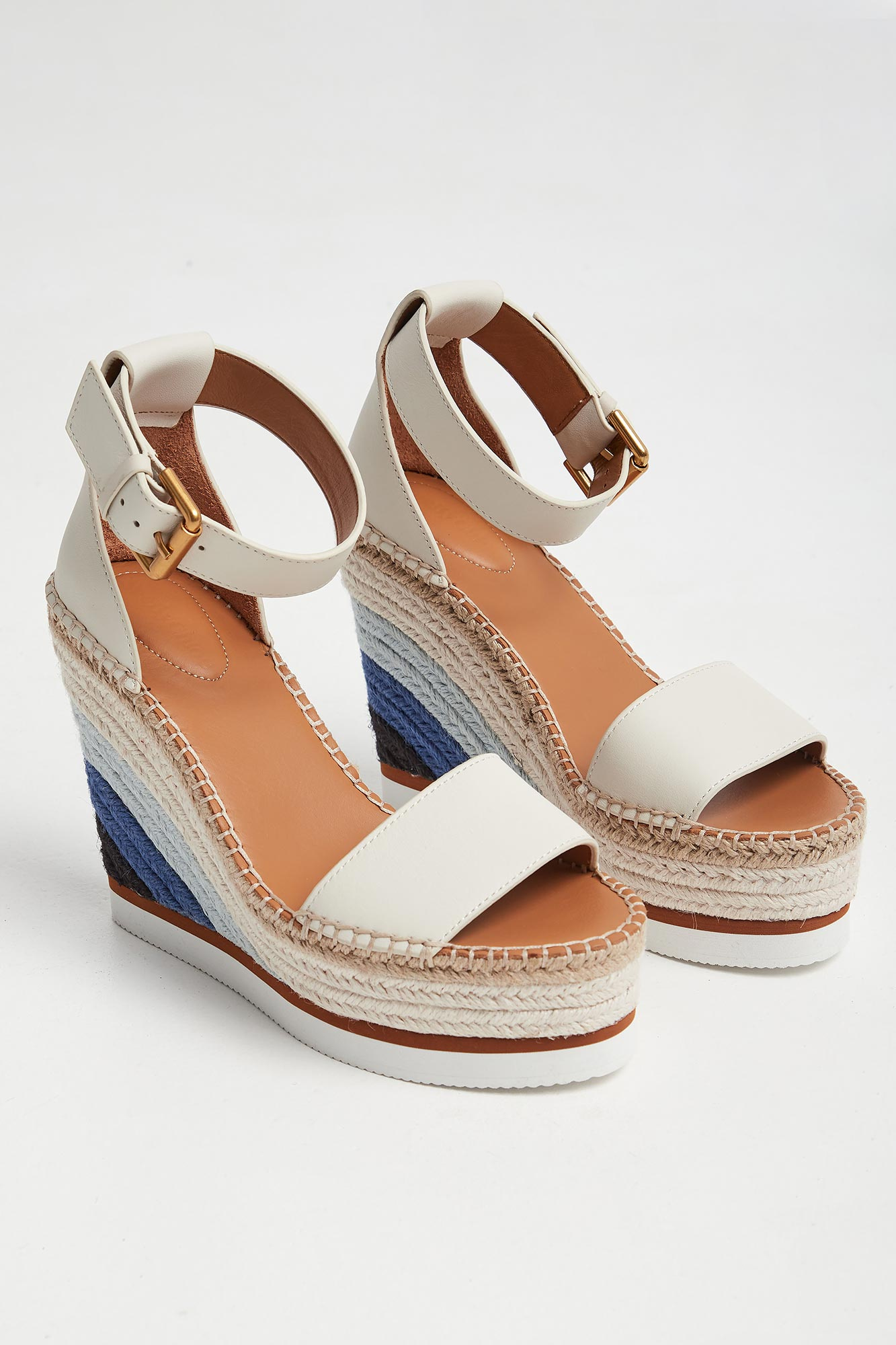 Sandały na koturnie SEE BY CHLOE