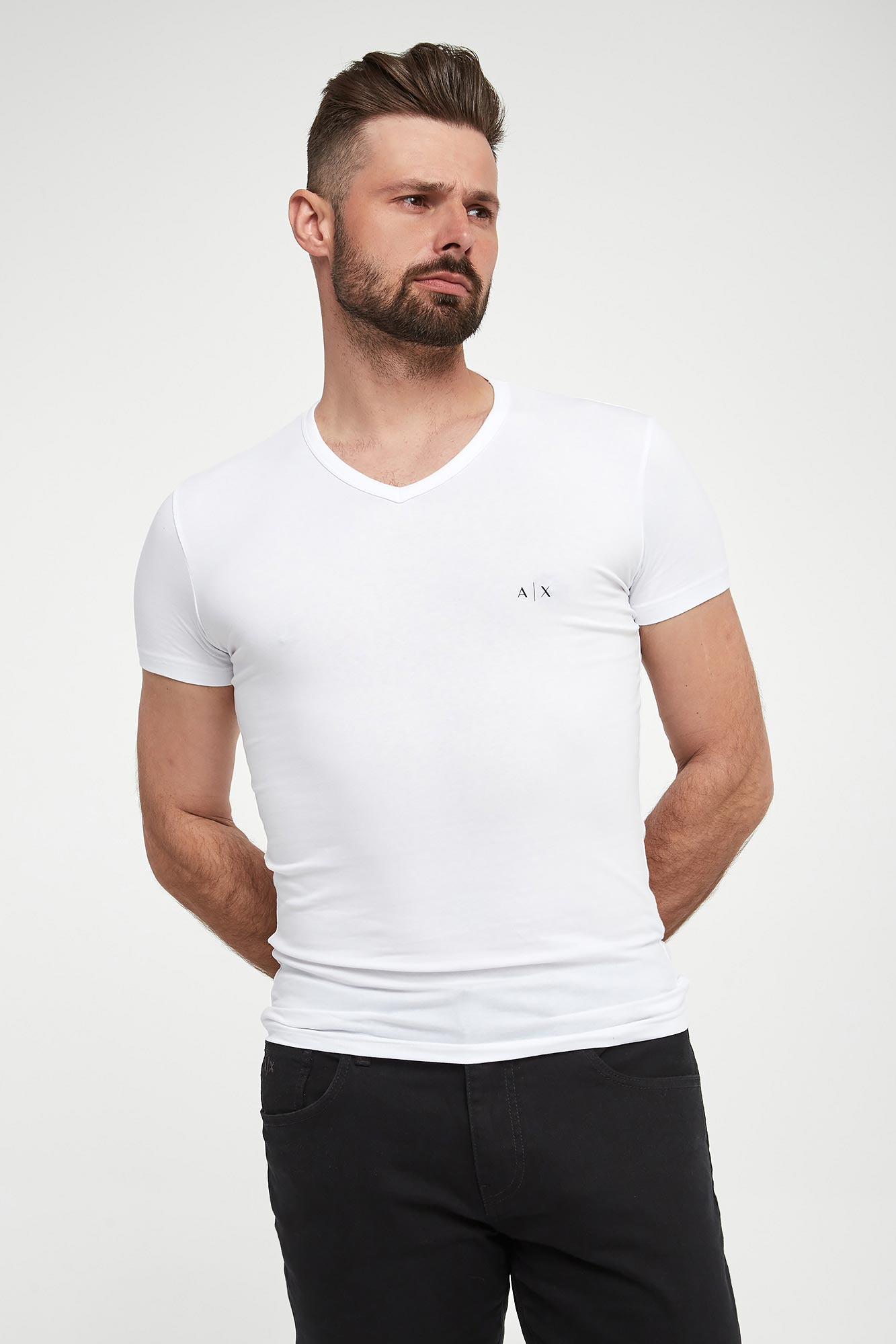 T-shirt męski 2-PAK ARMANI EXCHANGE