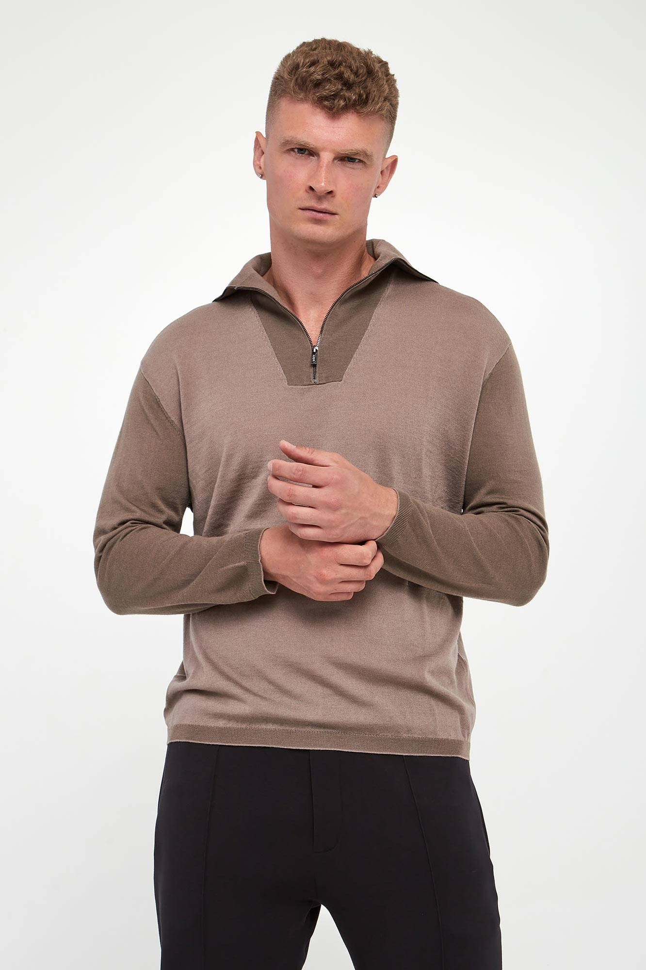 Golf męski wełniany EMPORIO ARMANI