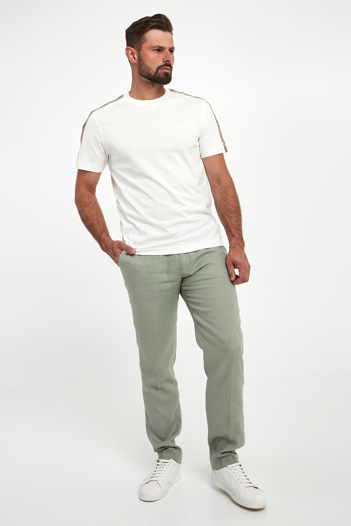 Spodnie męskie lniane LIU JO