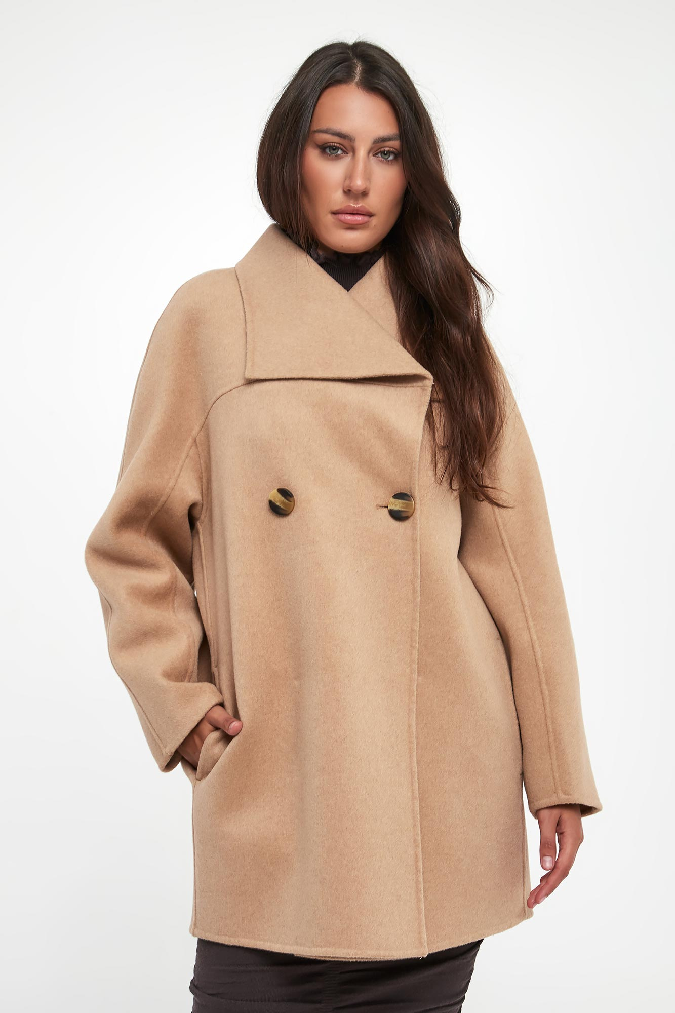 Płaszcz damski wełniany ARMANI EXCHANGE