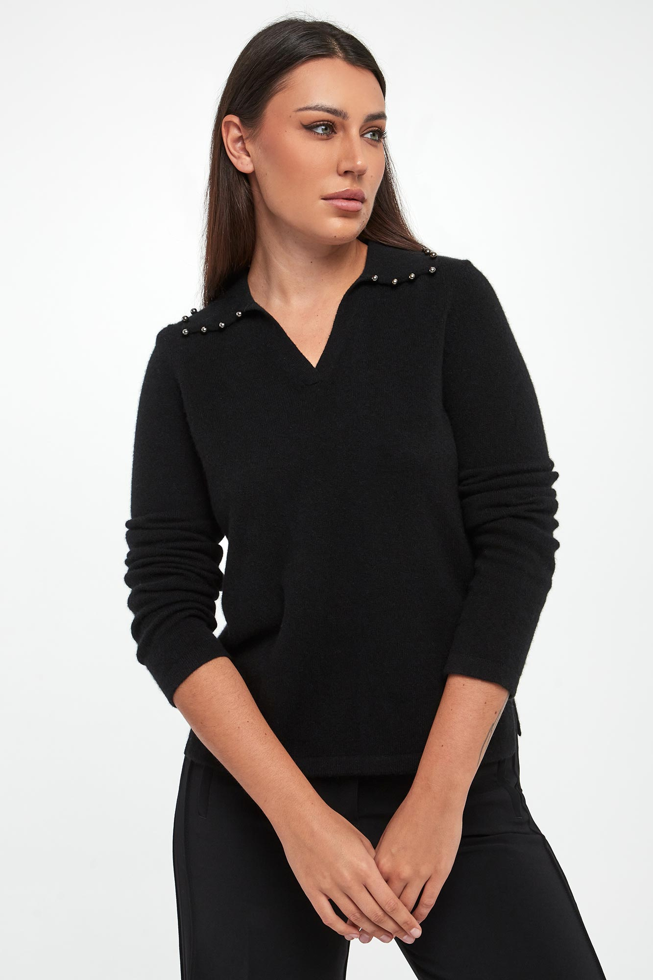 Sweter damski kaszmirowy JOSEPH RIBKOFF