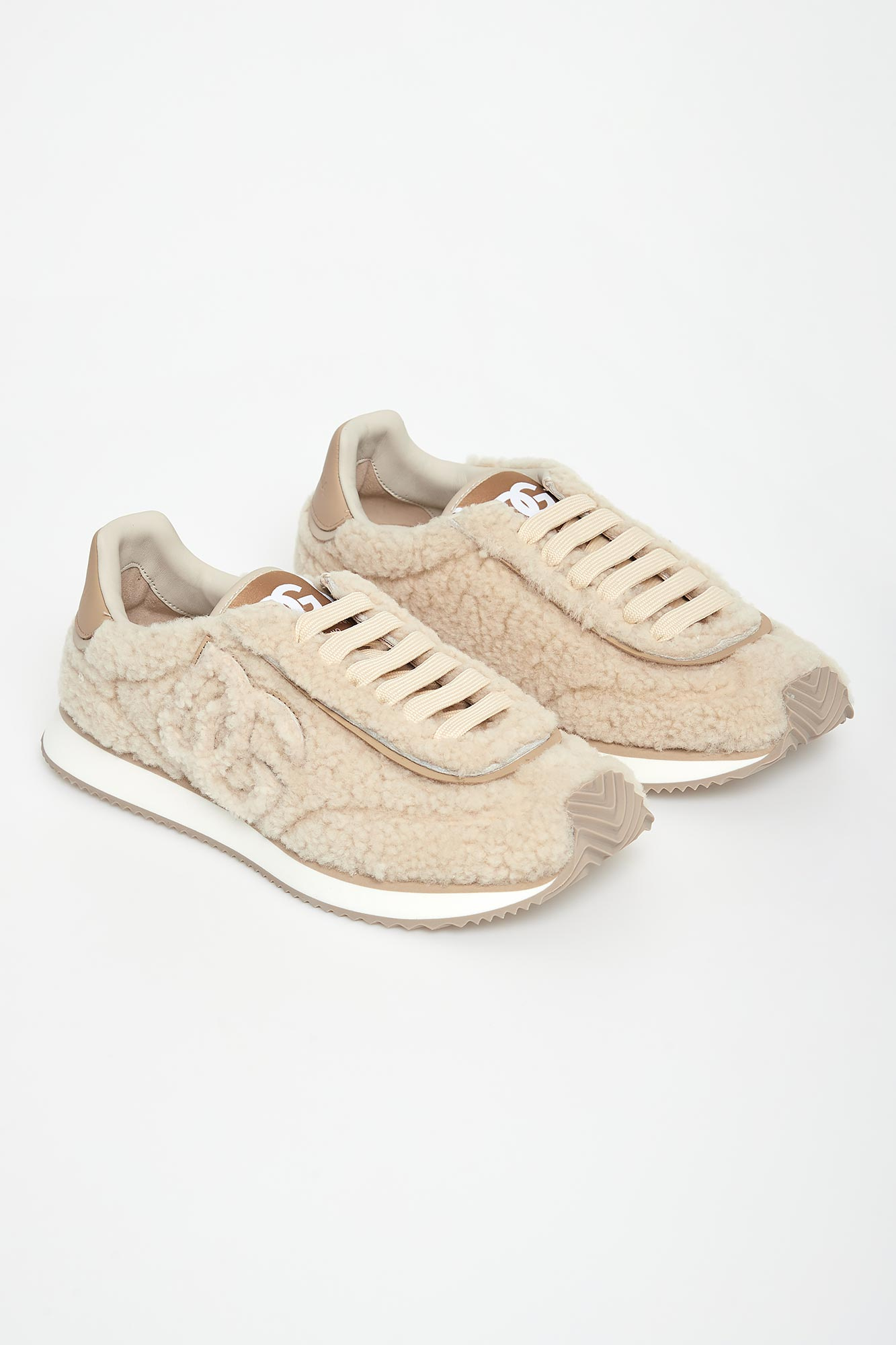 Sneakersy damskie z futerkiem DOLCE & GABBANA