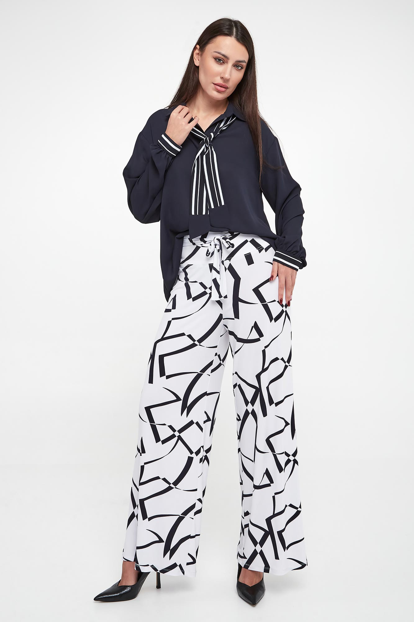 Spodnie damskie rozszerzane JOSEPH RIBKOFF