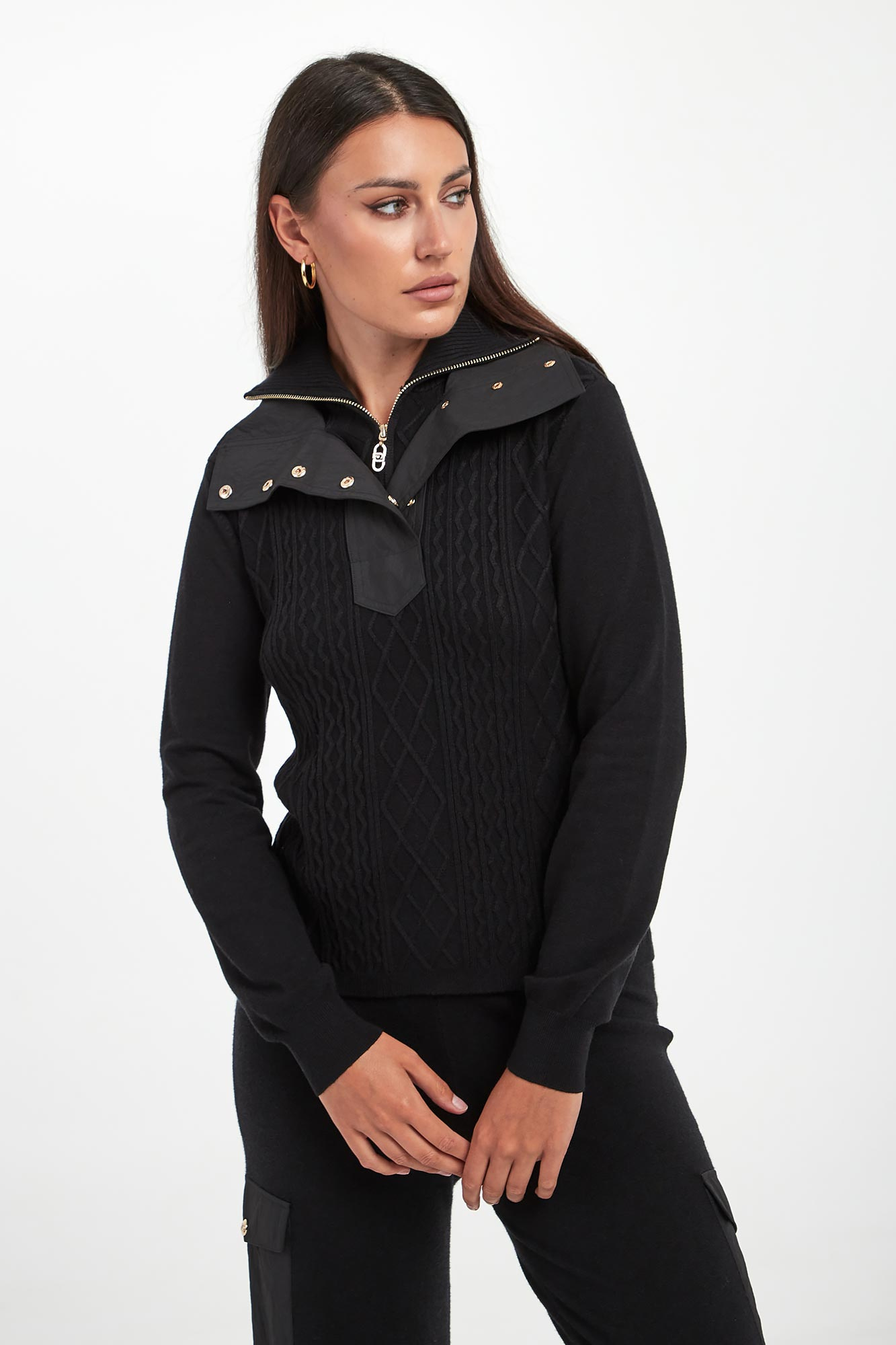 Sweter damski z golfem LIU JO