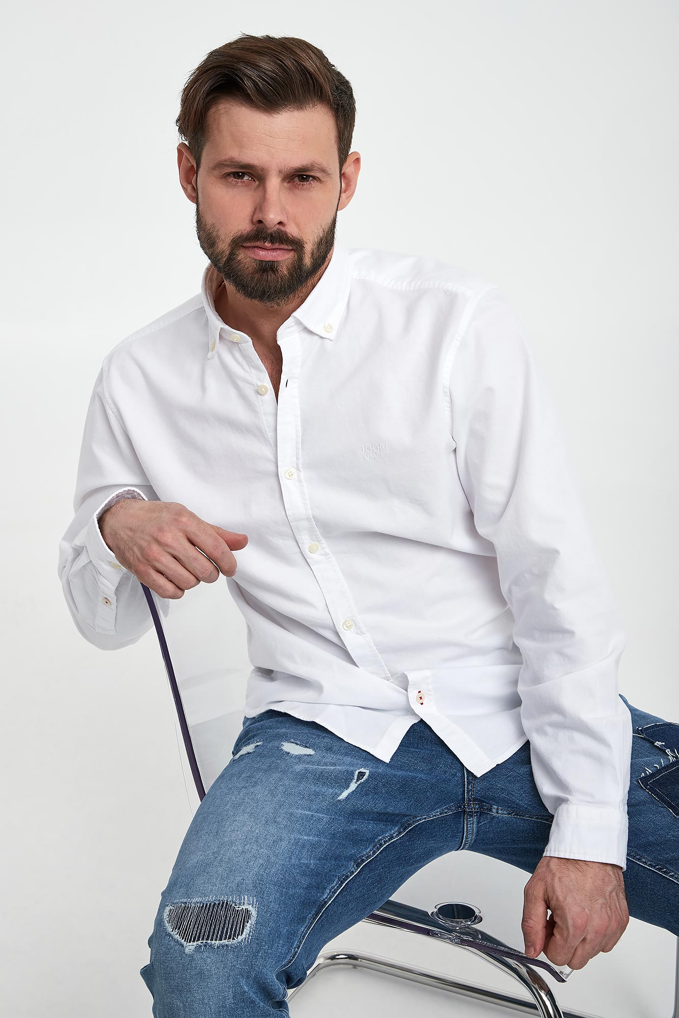 Koszula męska bawełniana Haven3-W JOOP! JEANS