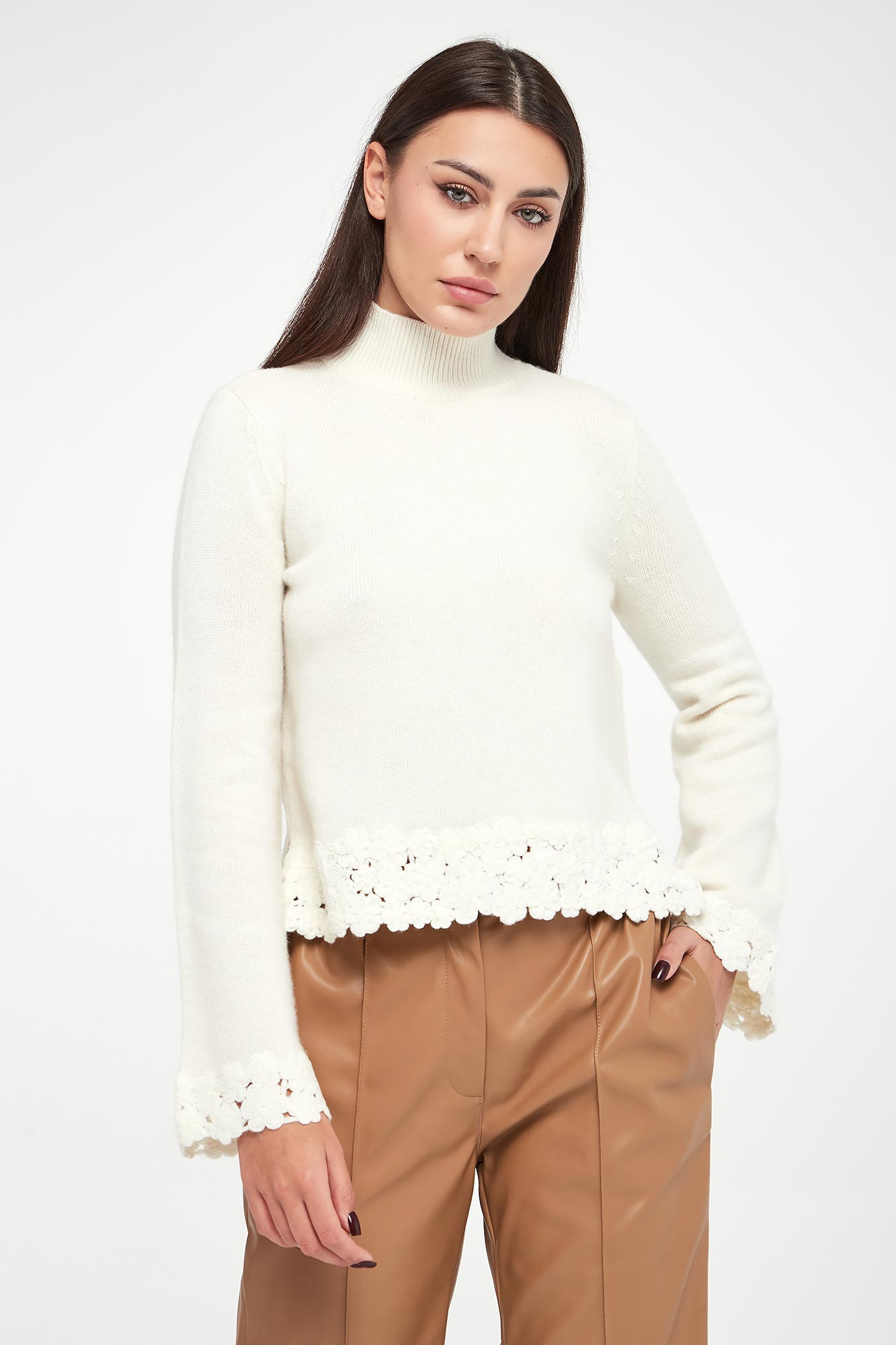 Sweter damski z wełną TWINSET