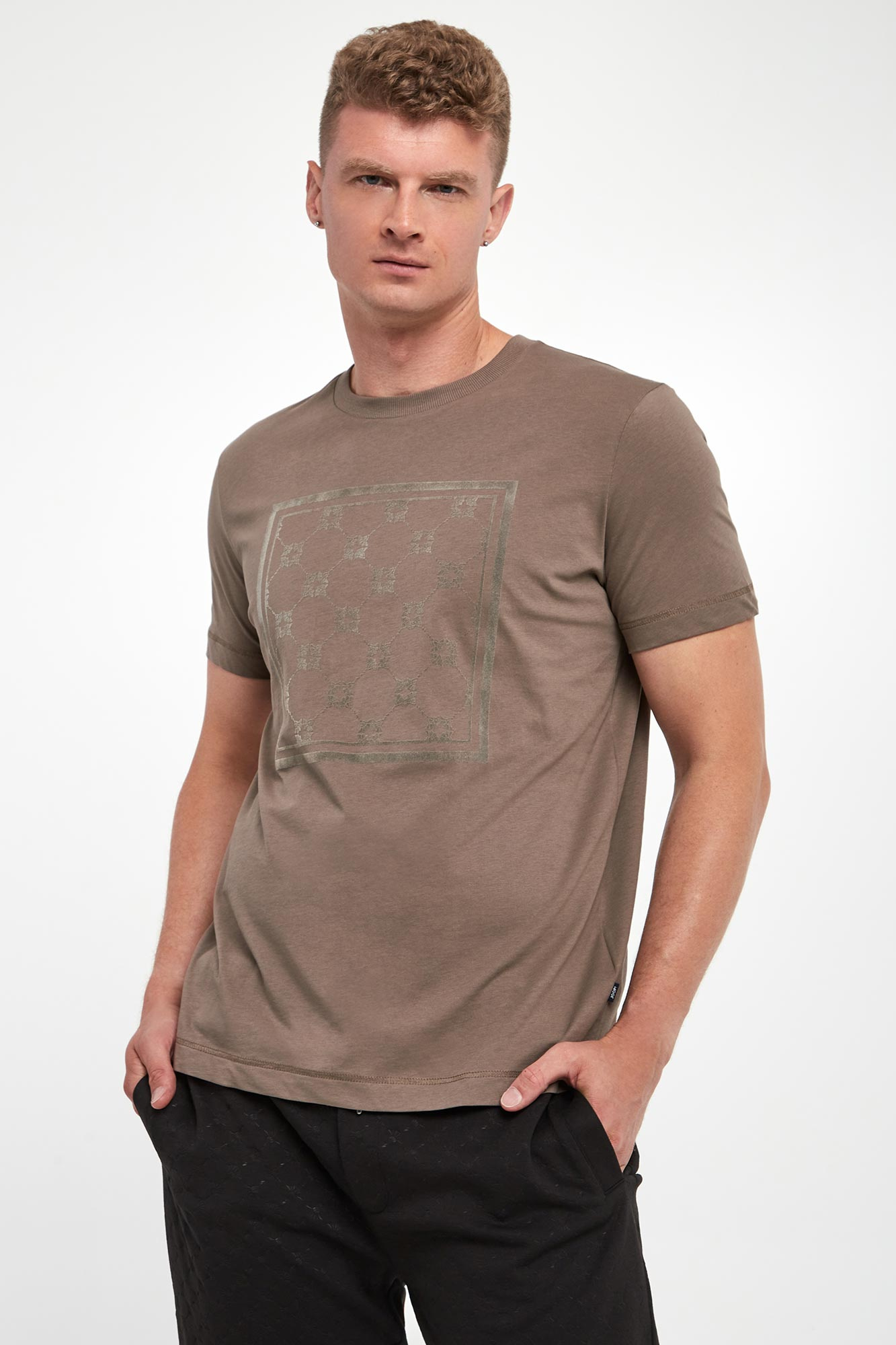 T-shirt męski z logo Bajo JOOP!