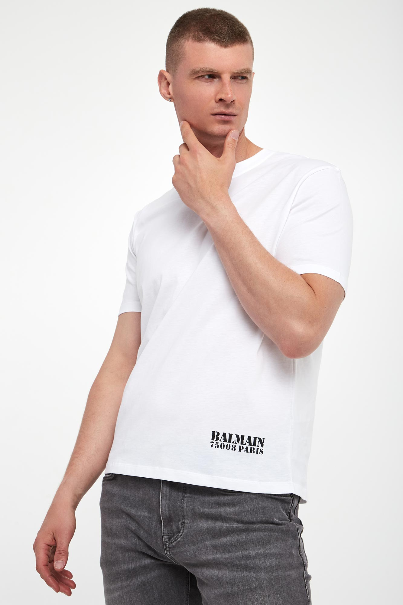 T-shirt męski BALMAIN